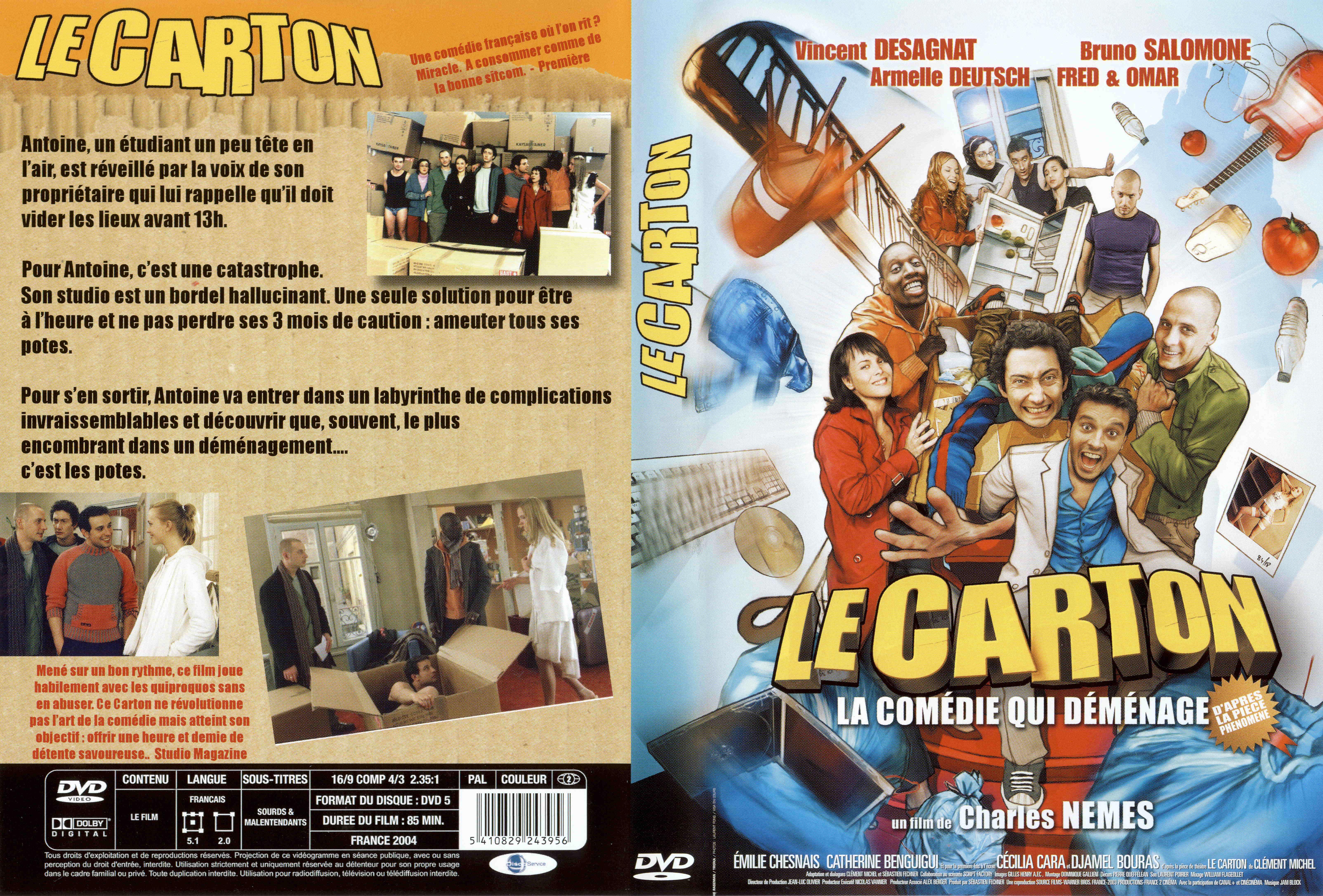 Jaquette DVD Le carton v2