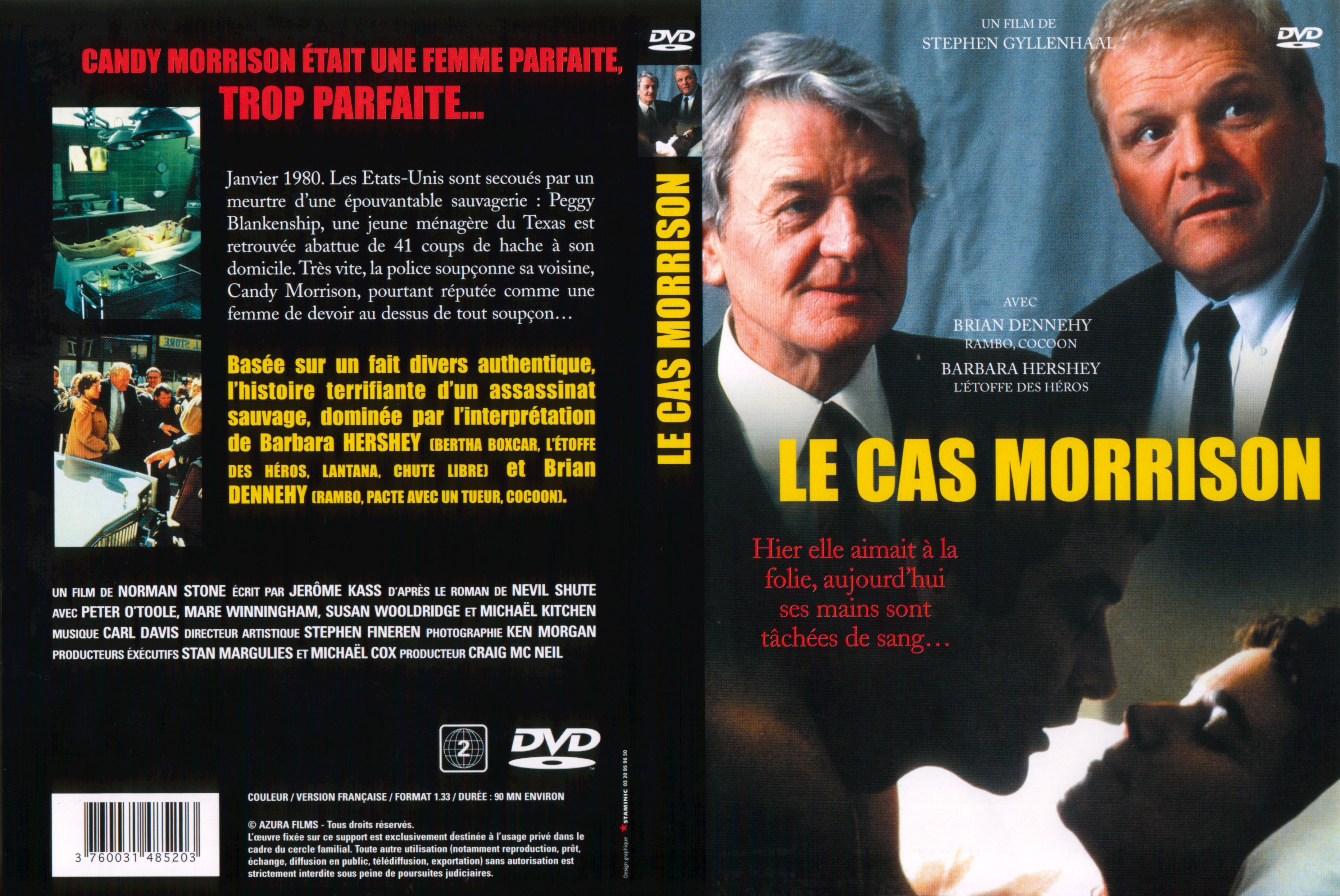 Jaquette DVD Le cas Morrison