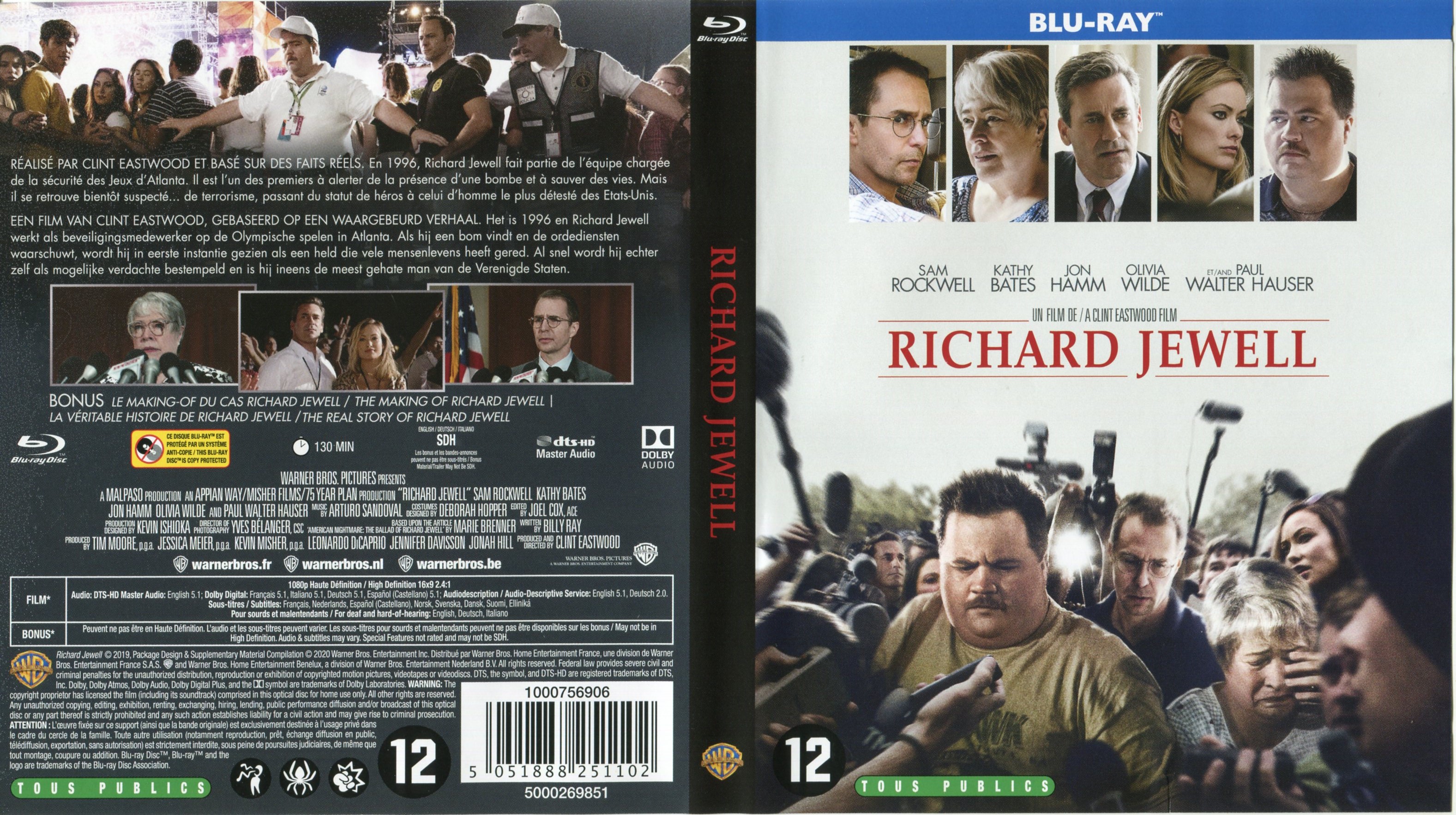 Jaquette DVD Le cas Richard Jewell (BLU-RAY)