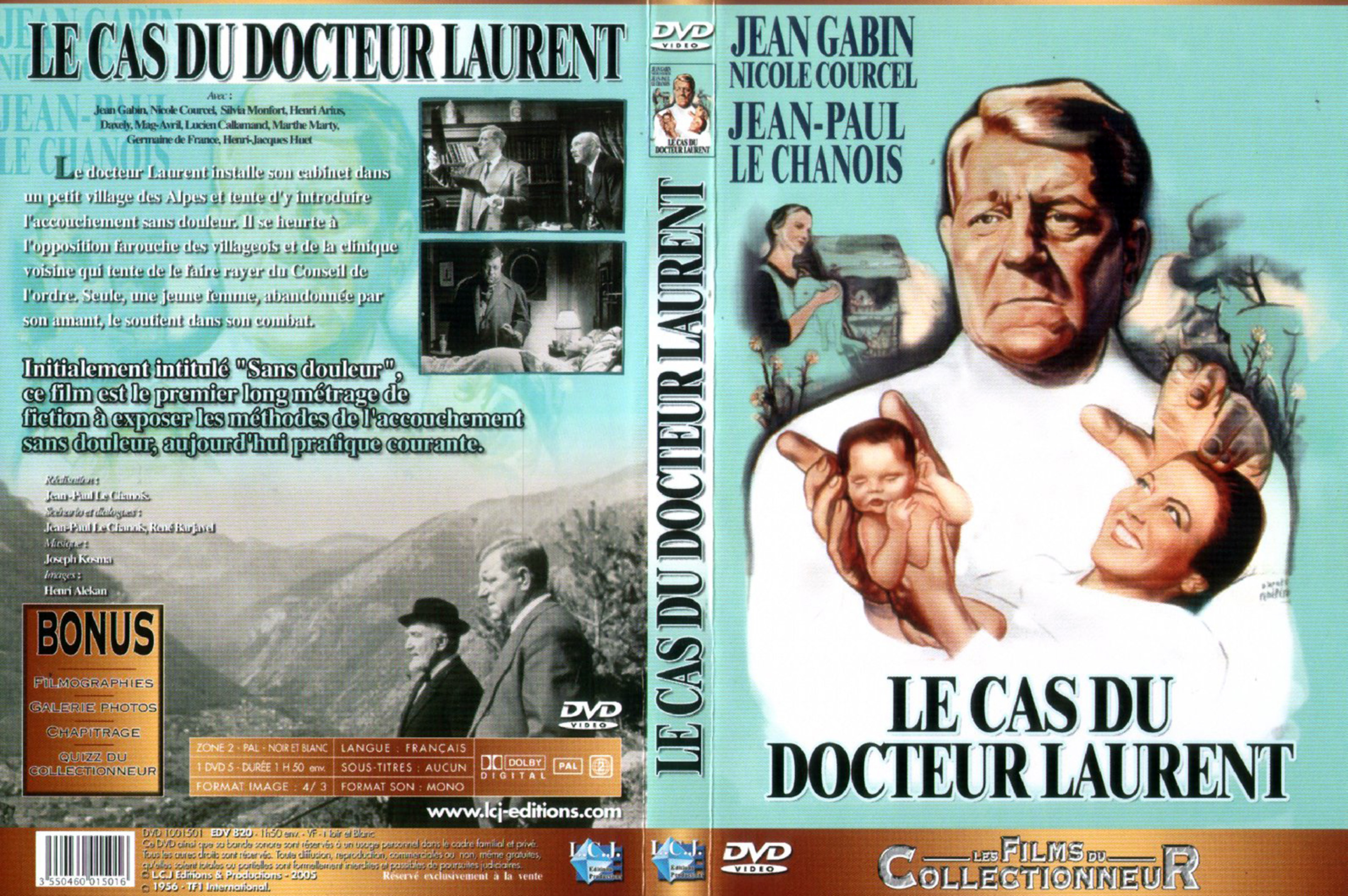 Jaquette DVD Le cas du Docteur Laurent