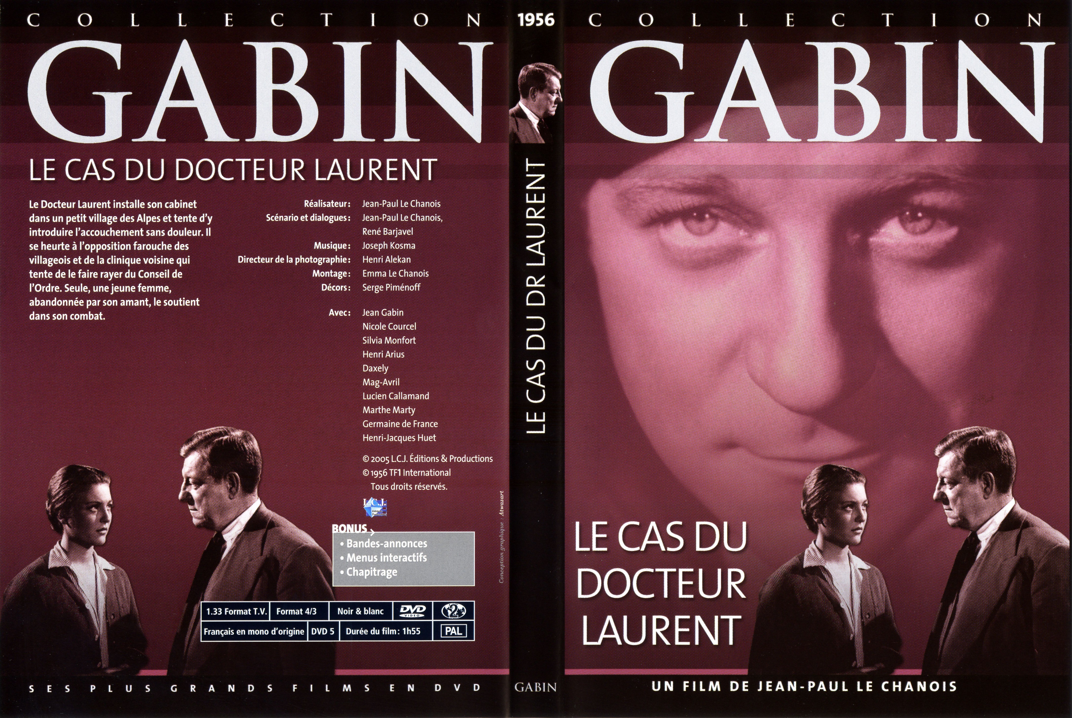 Jaquette DVD Le cas du Docteur Laurent