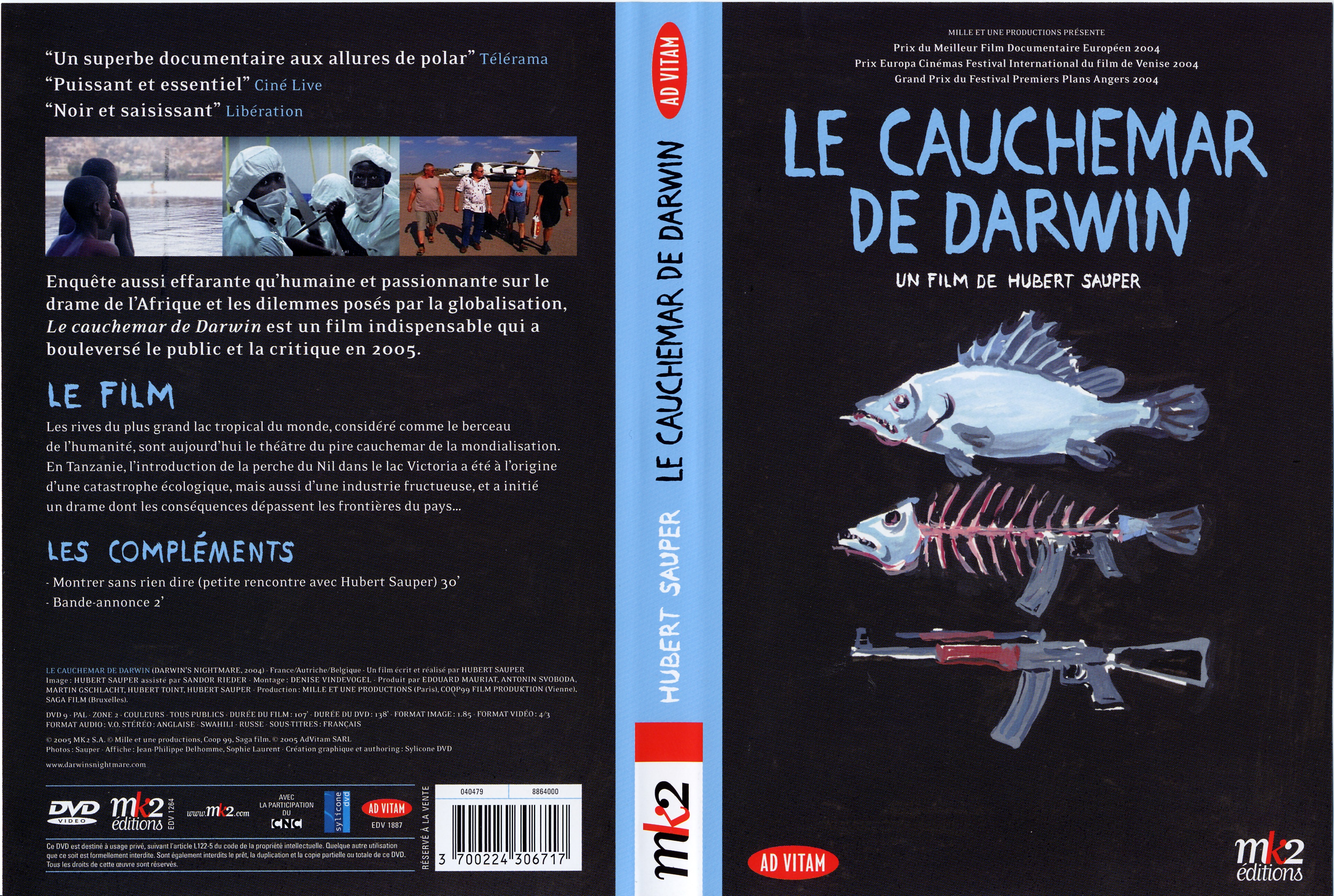 Jaquette DVD Le cauchemar de Darwin