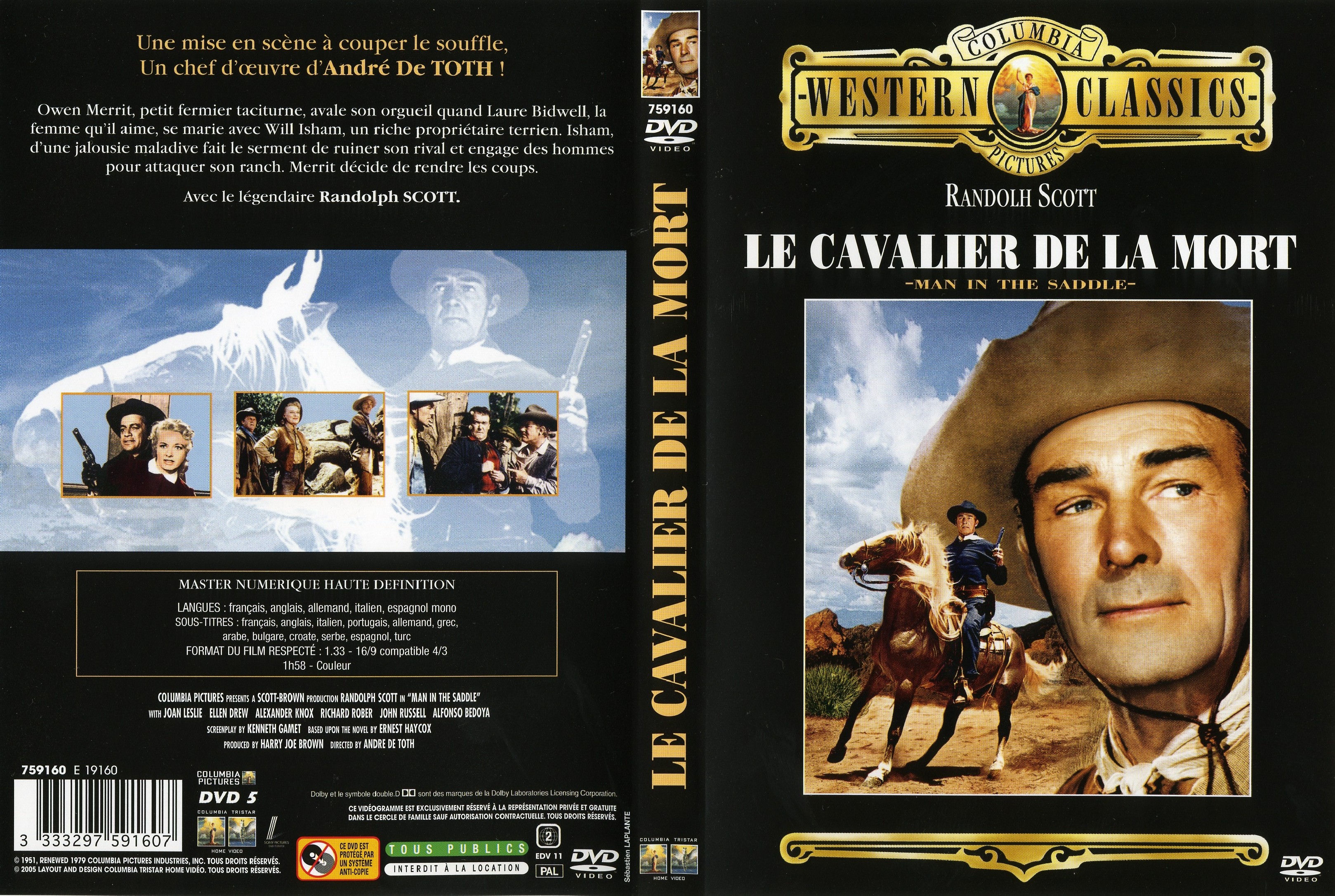Jaquette DVD Le cavalier de la mort