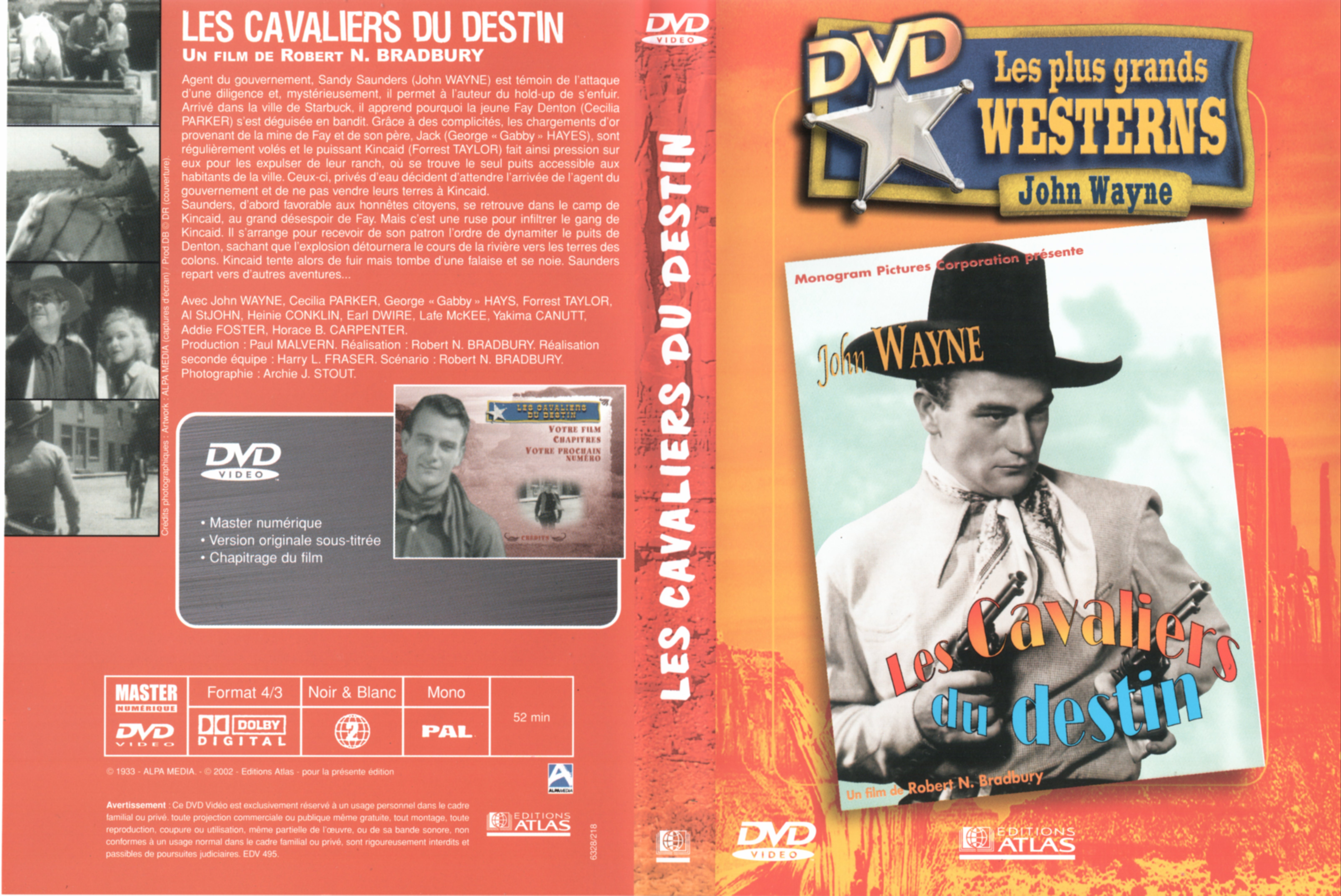 Jaquette DVD Le cavalier du destin