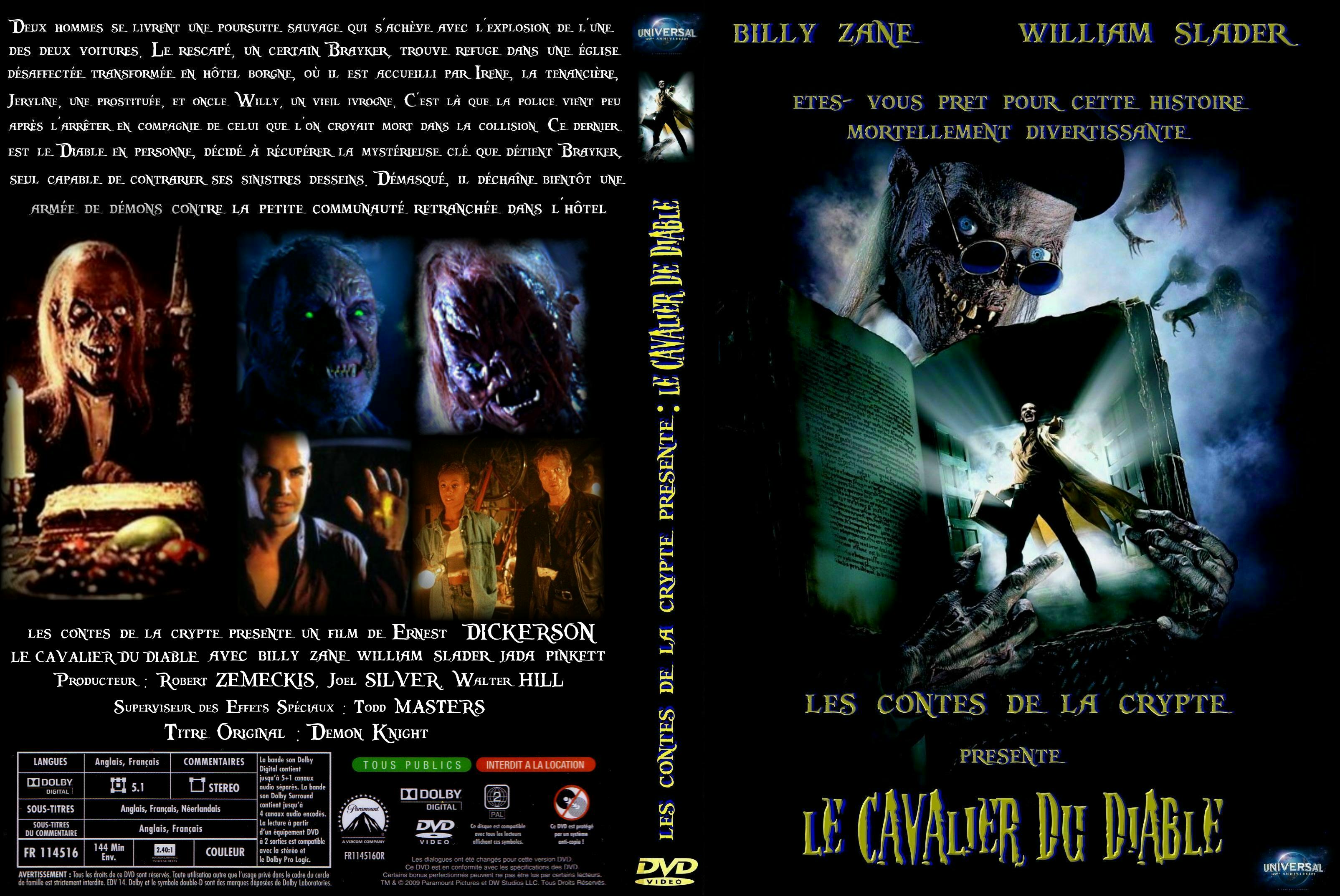 Jaquette DVD Le cavalier du diable custom
