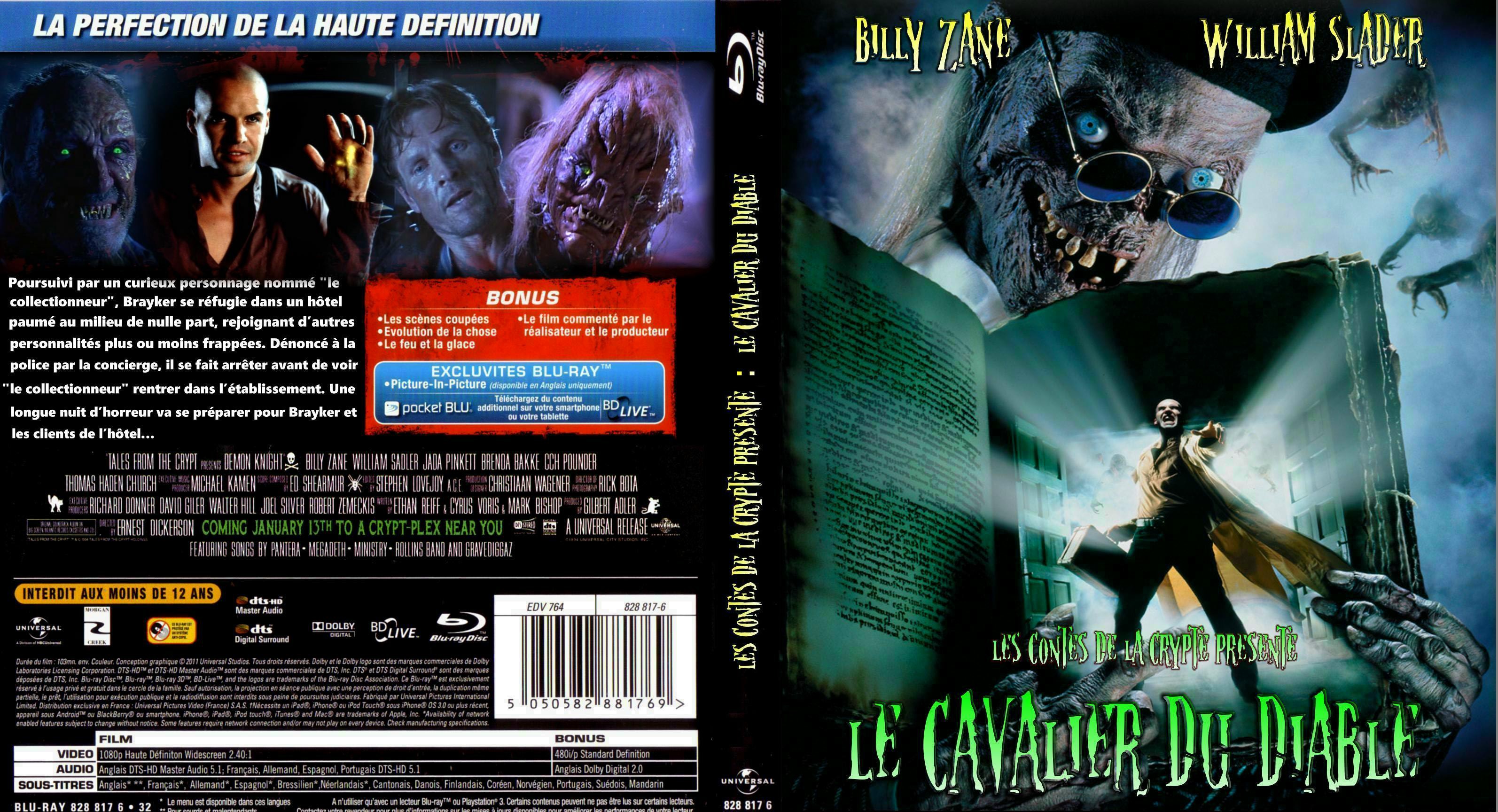 Jaquette DVD Le cavalier du diable custom (BLU-RAY)