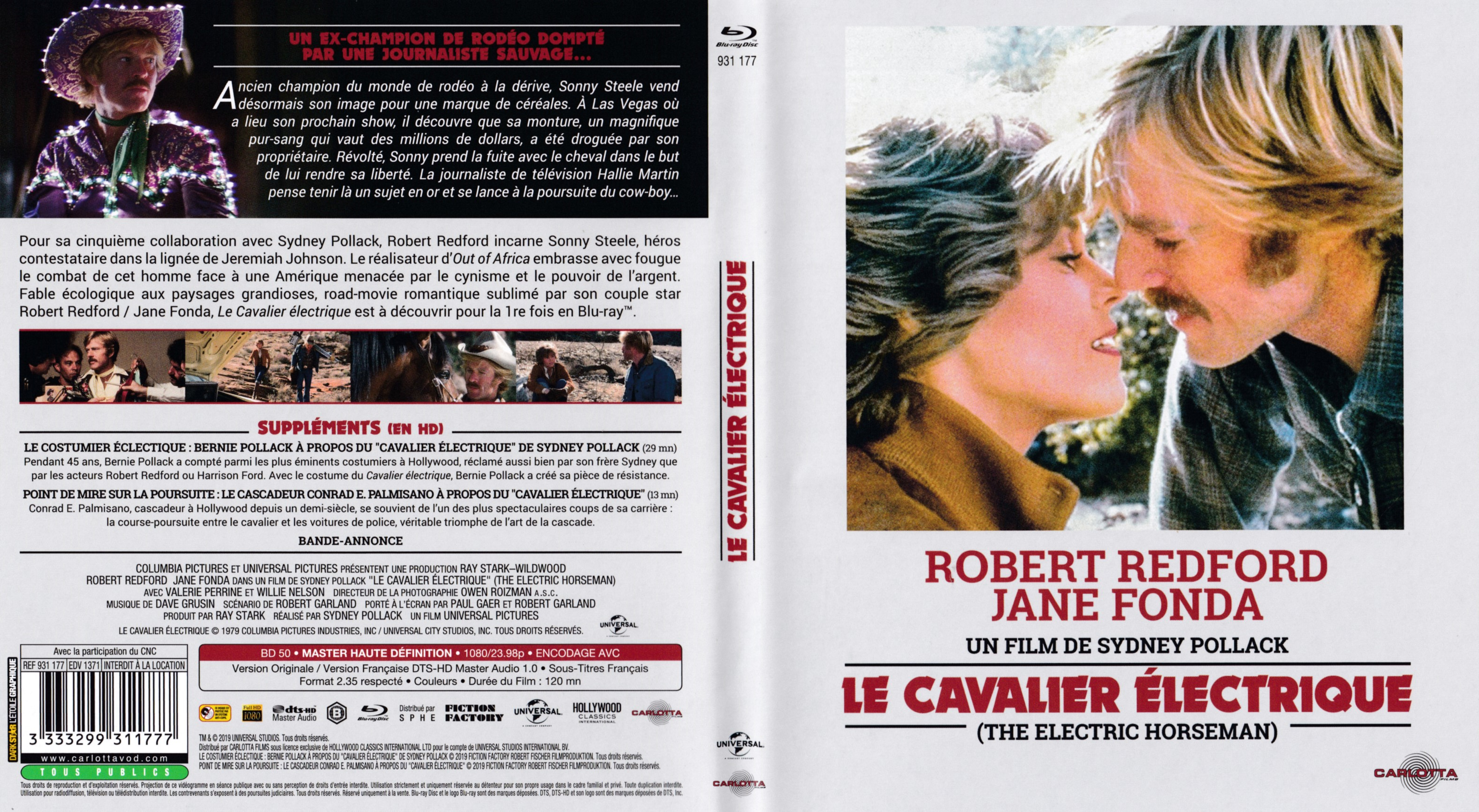 Jaquette DVD Le cavalier lectrique (BLU-RAY)