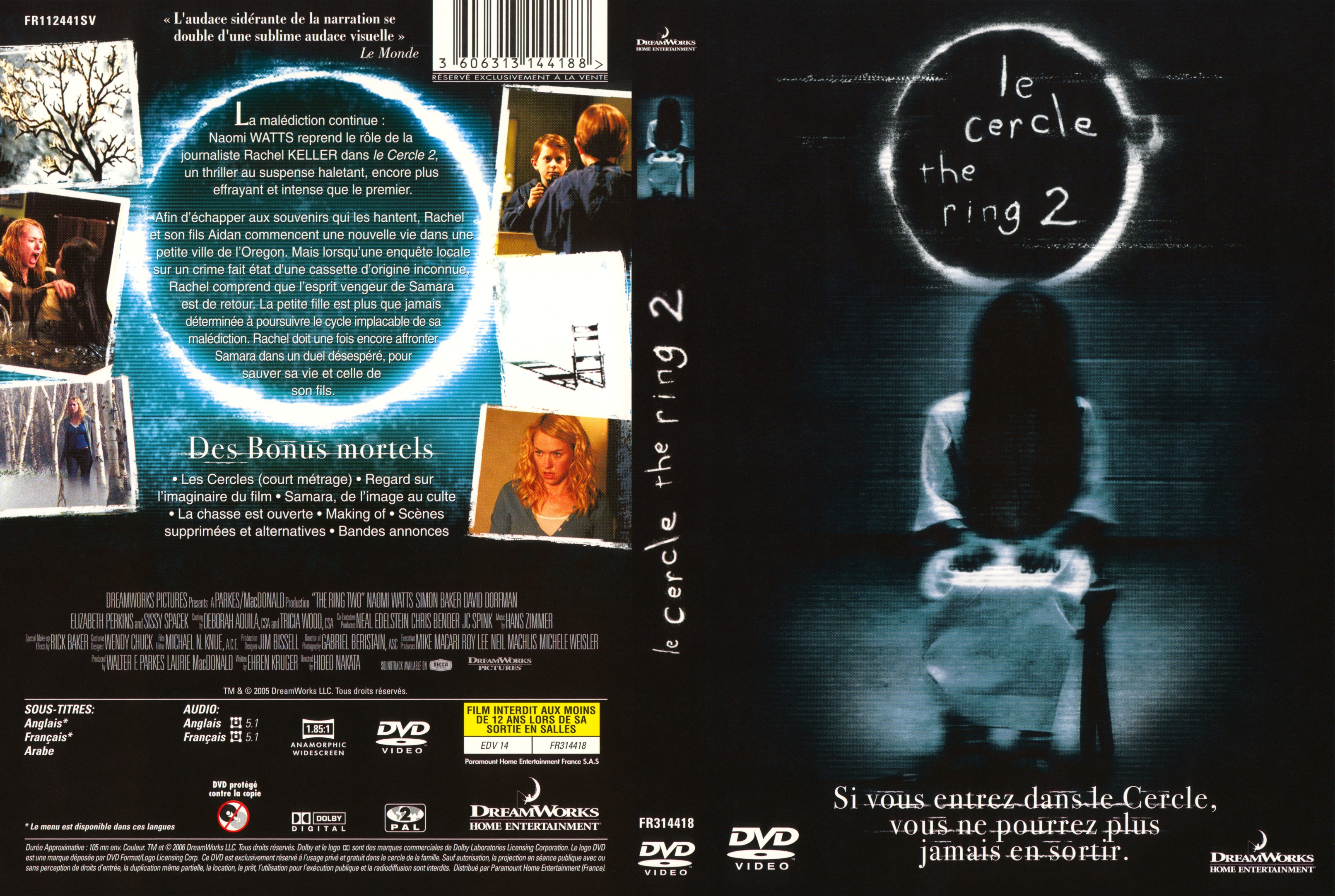 Jaquette DVD Le cercle 2