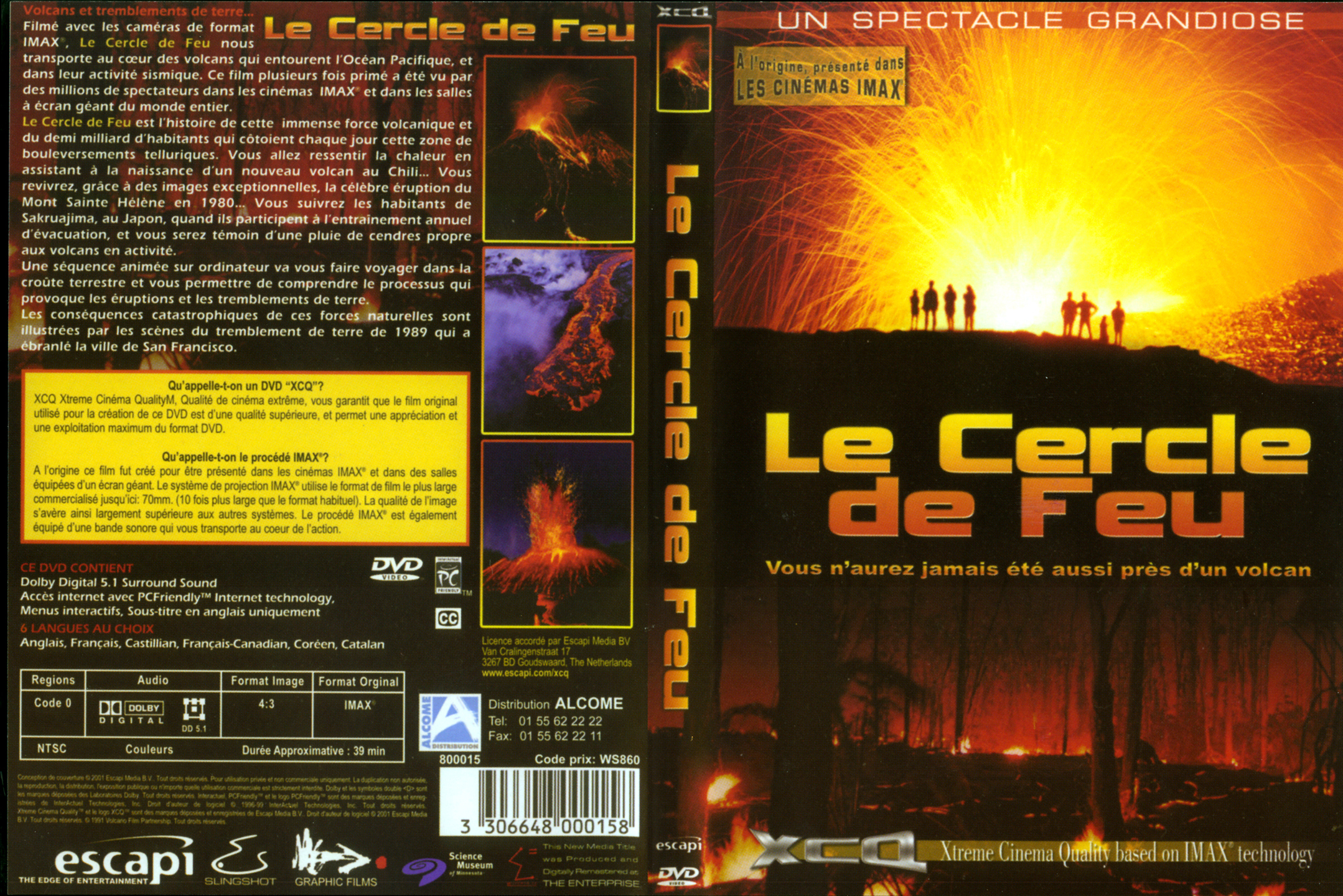 Jaquette DVD Le cercle de feu (DOC)