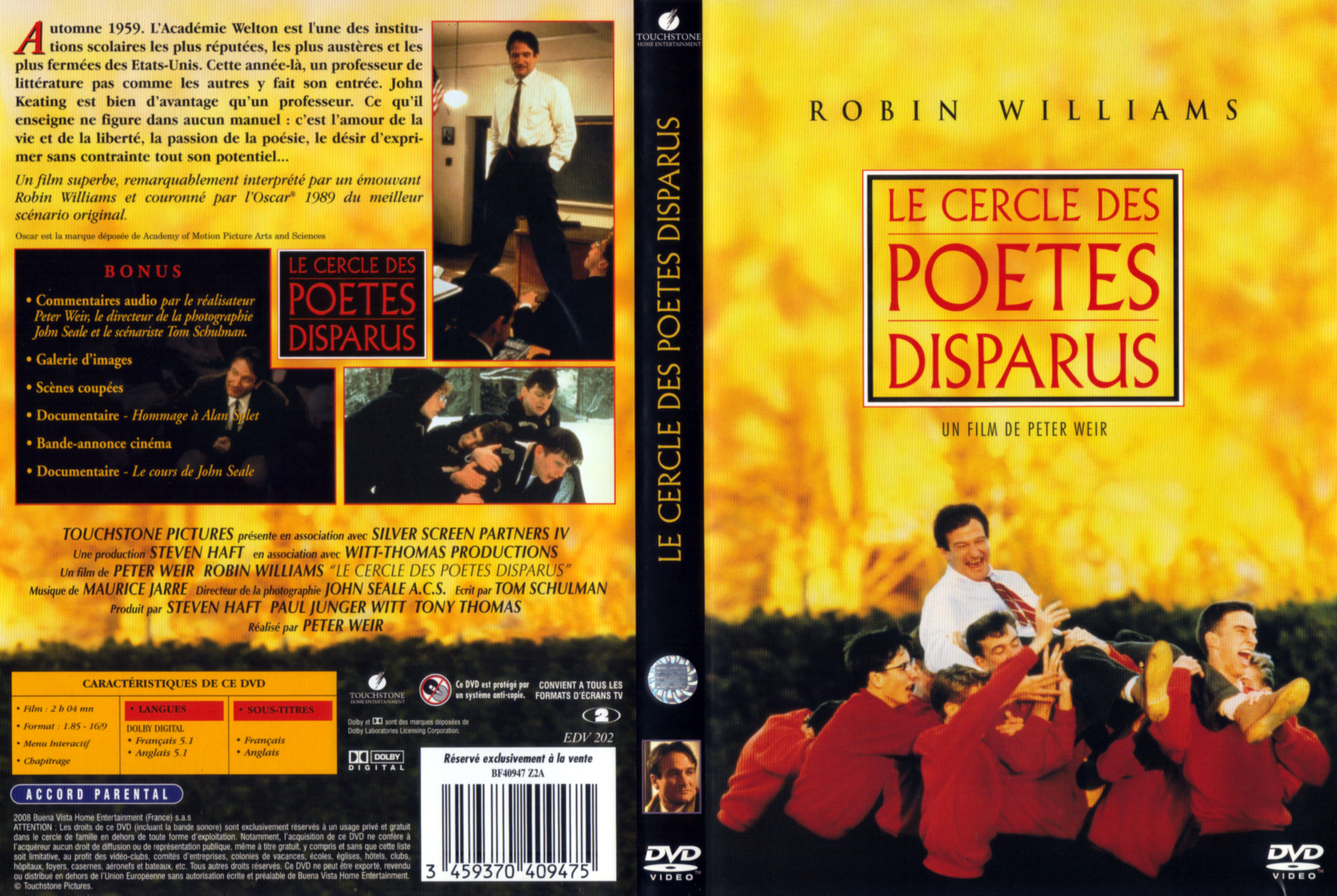 Jaquette DVD Le cercle des potes disparus v3