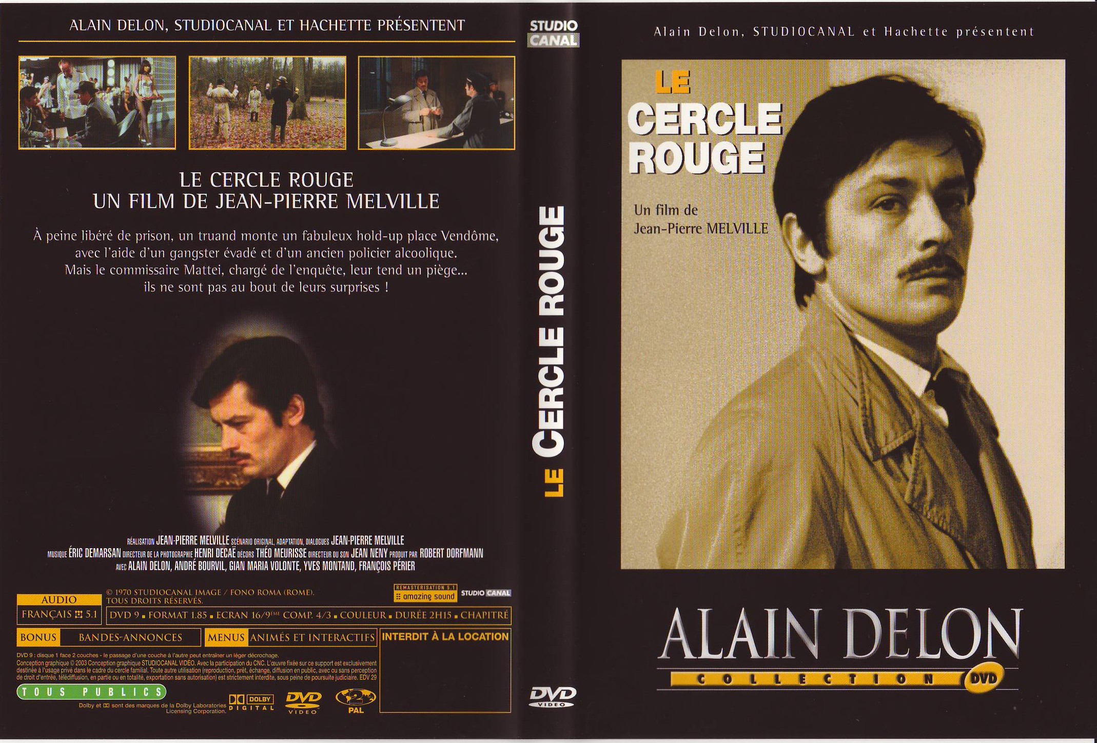 Jaquette DVD Le cercle rouge v2