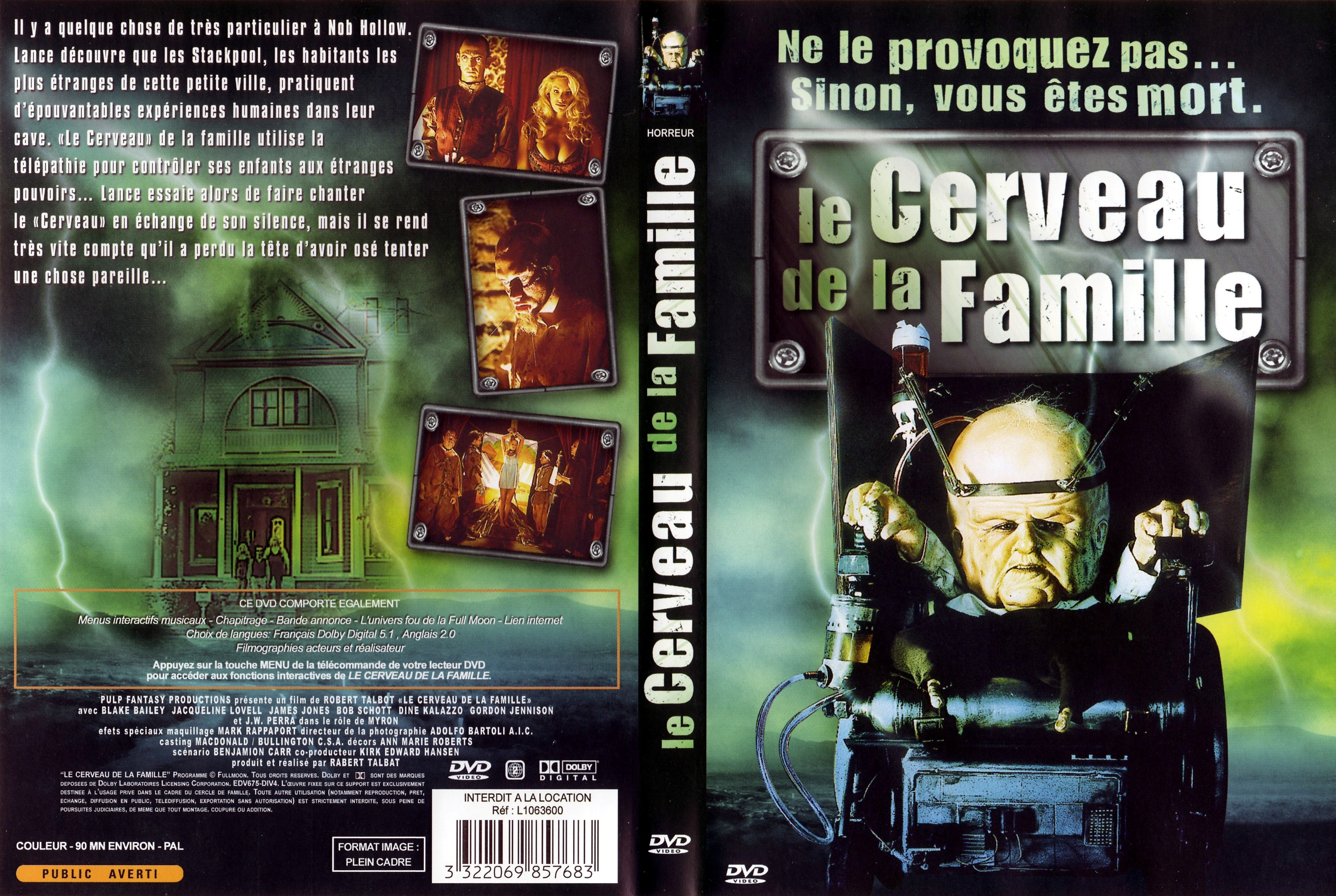 Jaquette DVD Le cerveau de la famille