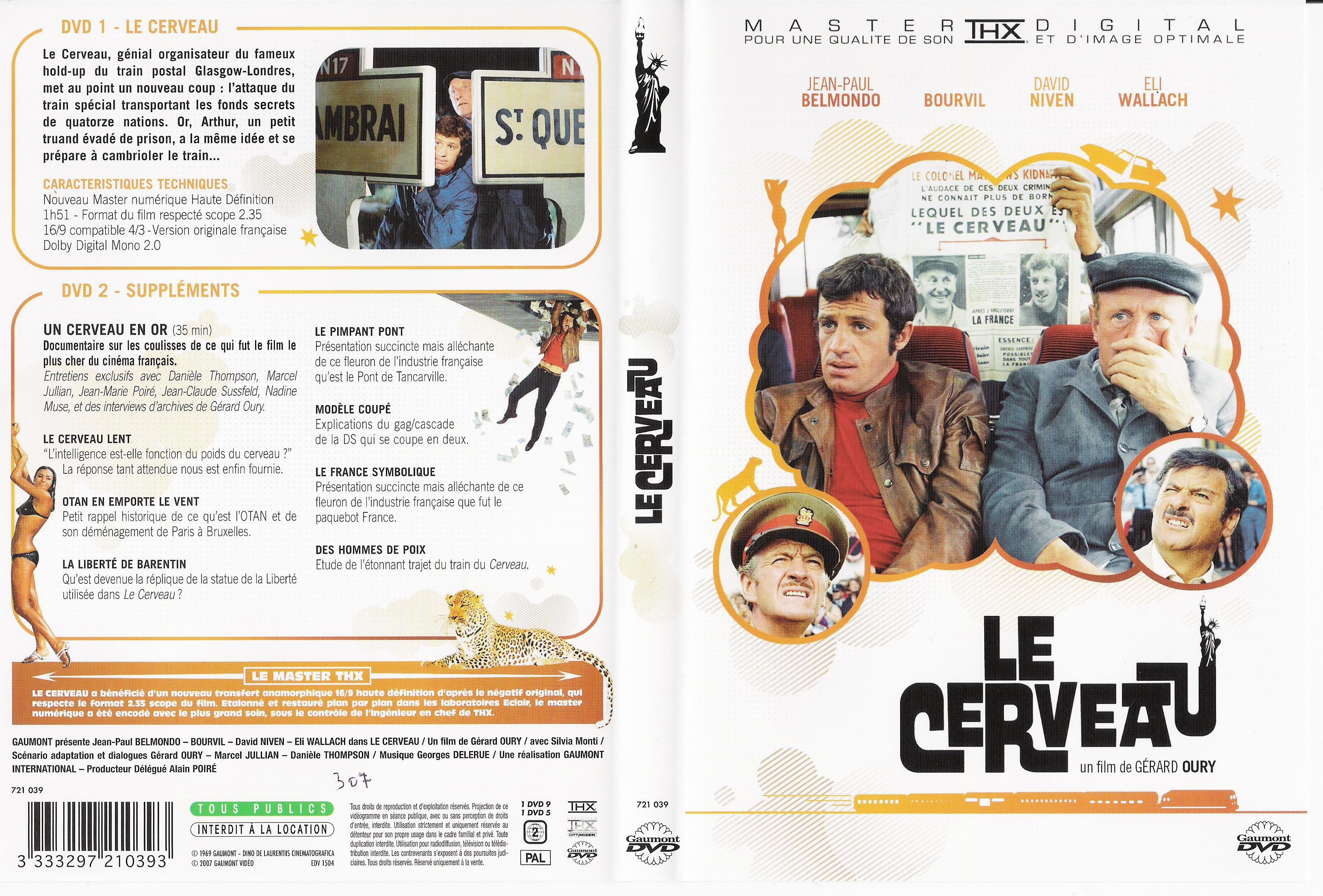 Jaquette DVD Le cerveau v2