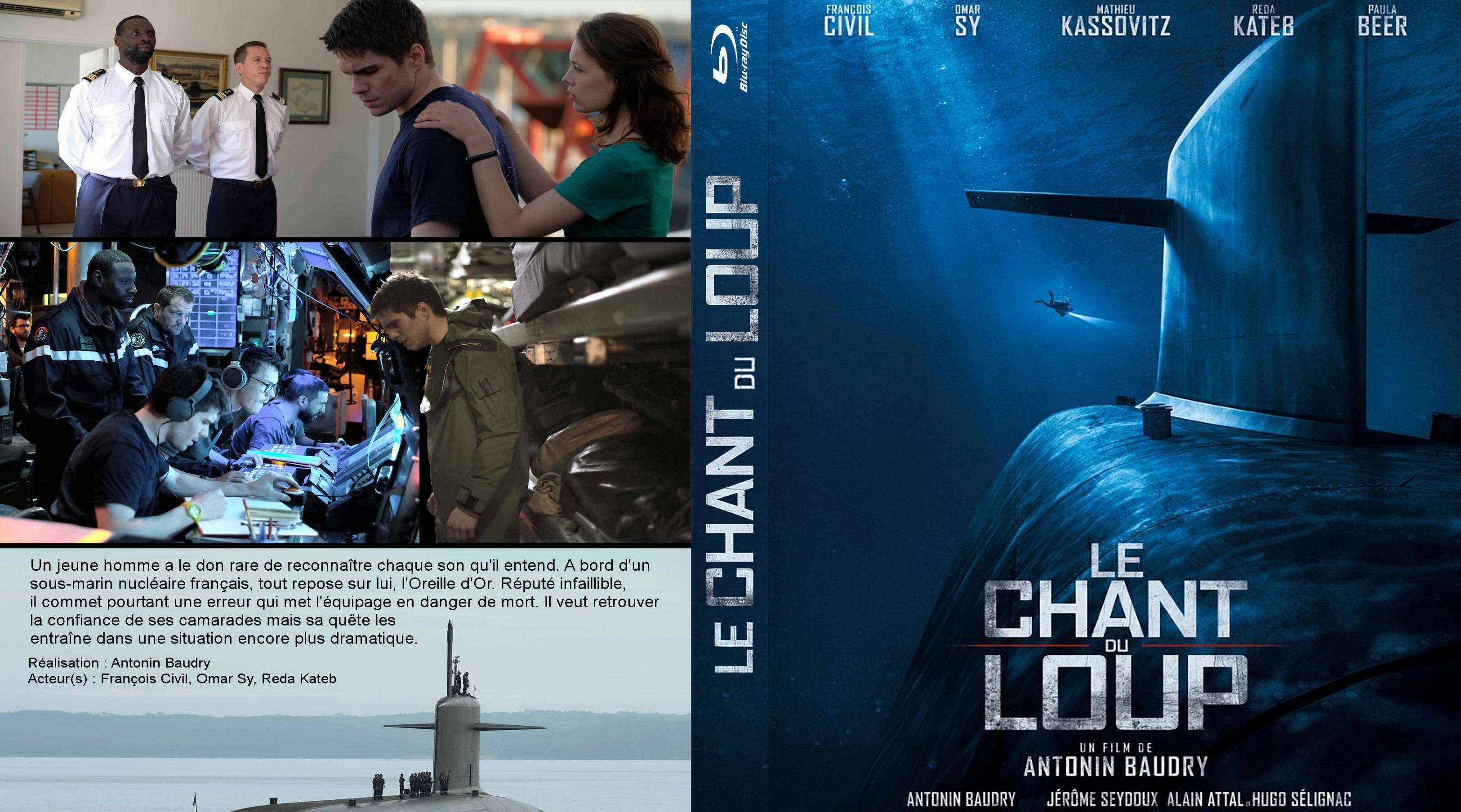 Jaquette DVD Le chant du loup custom (BLU-RAY)