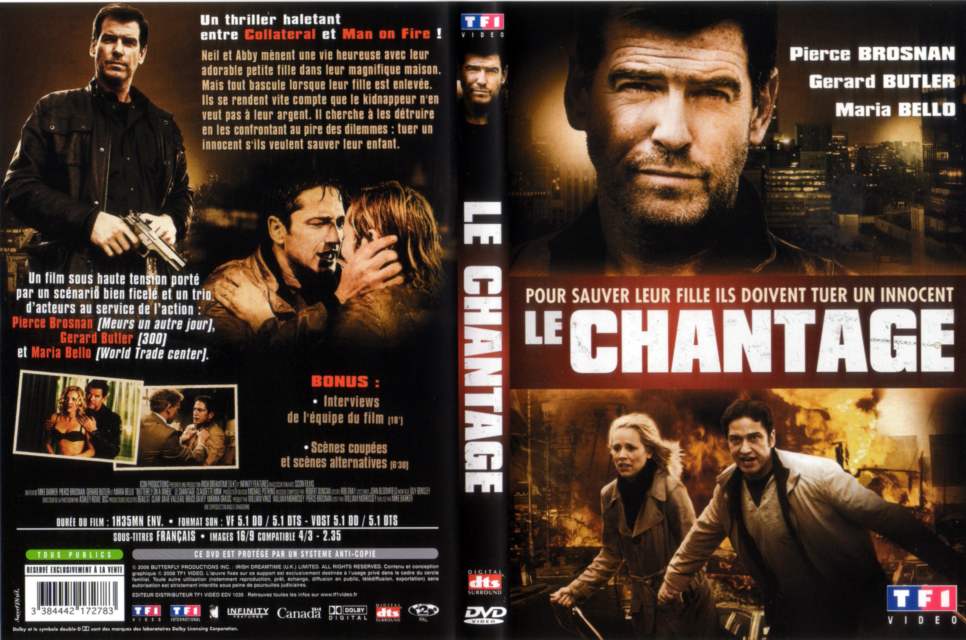 Jaquette DVD Le chantage