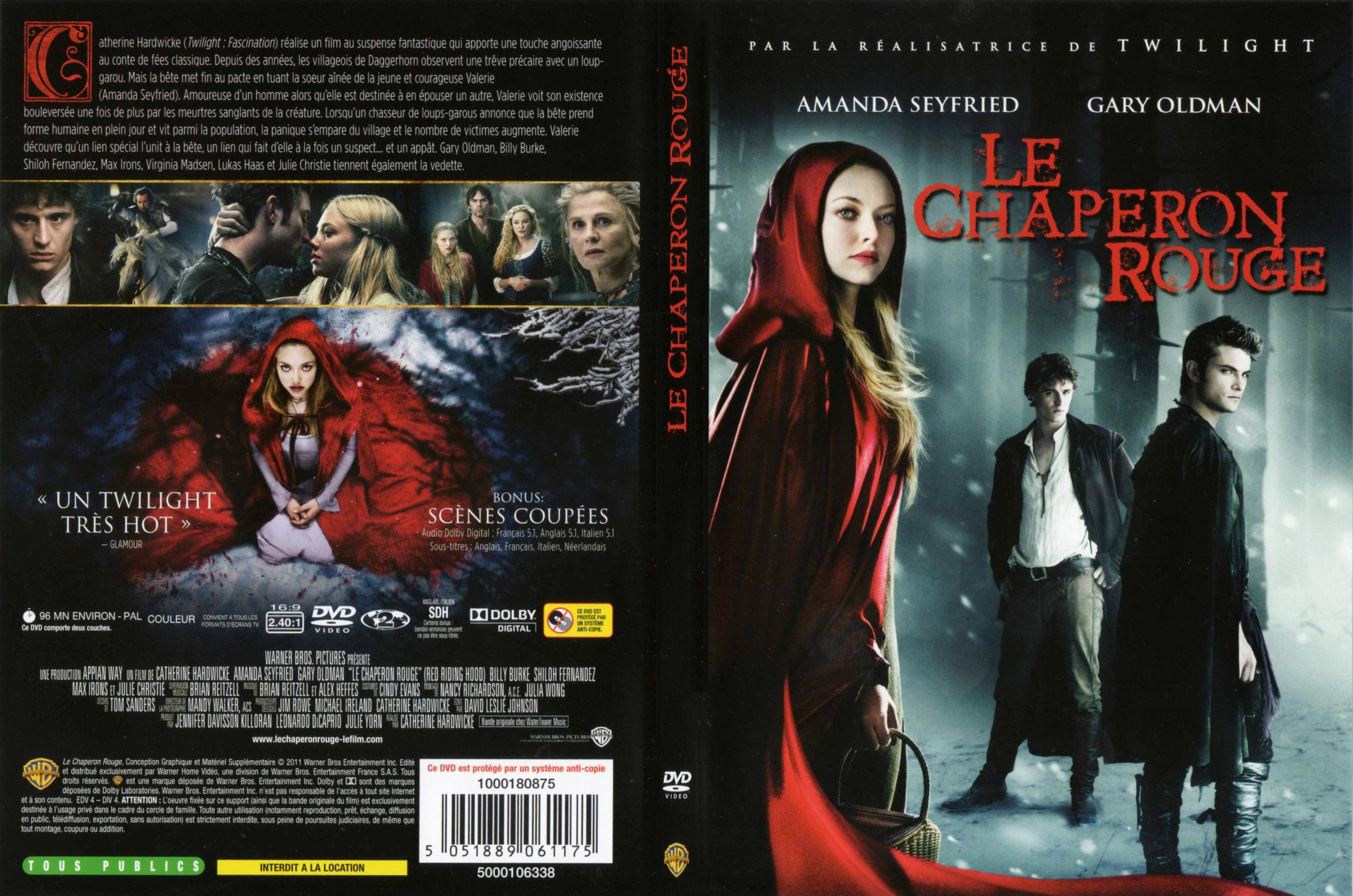 Jaquette DVD Le chaperon rouge - SLIM