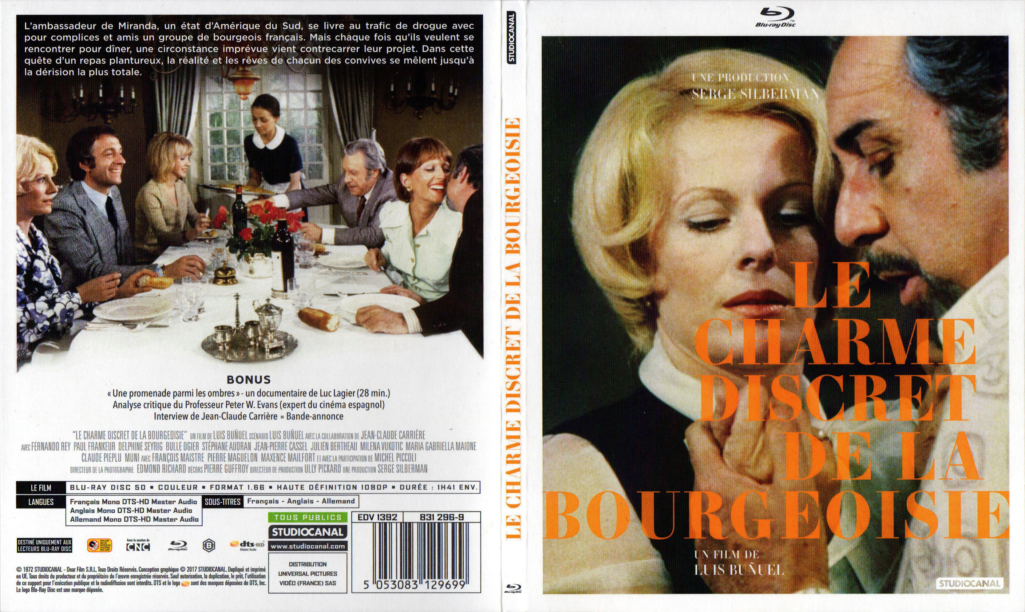 Jaquette DVD Le charme discret de la bourgeoisie (BLU-RAY)