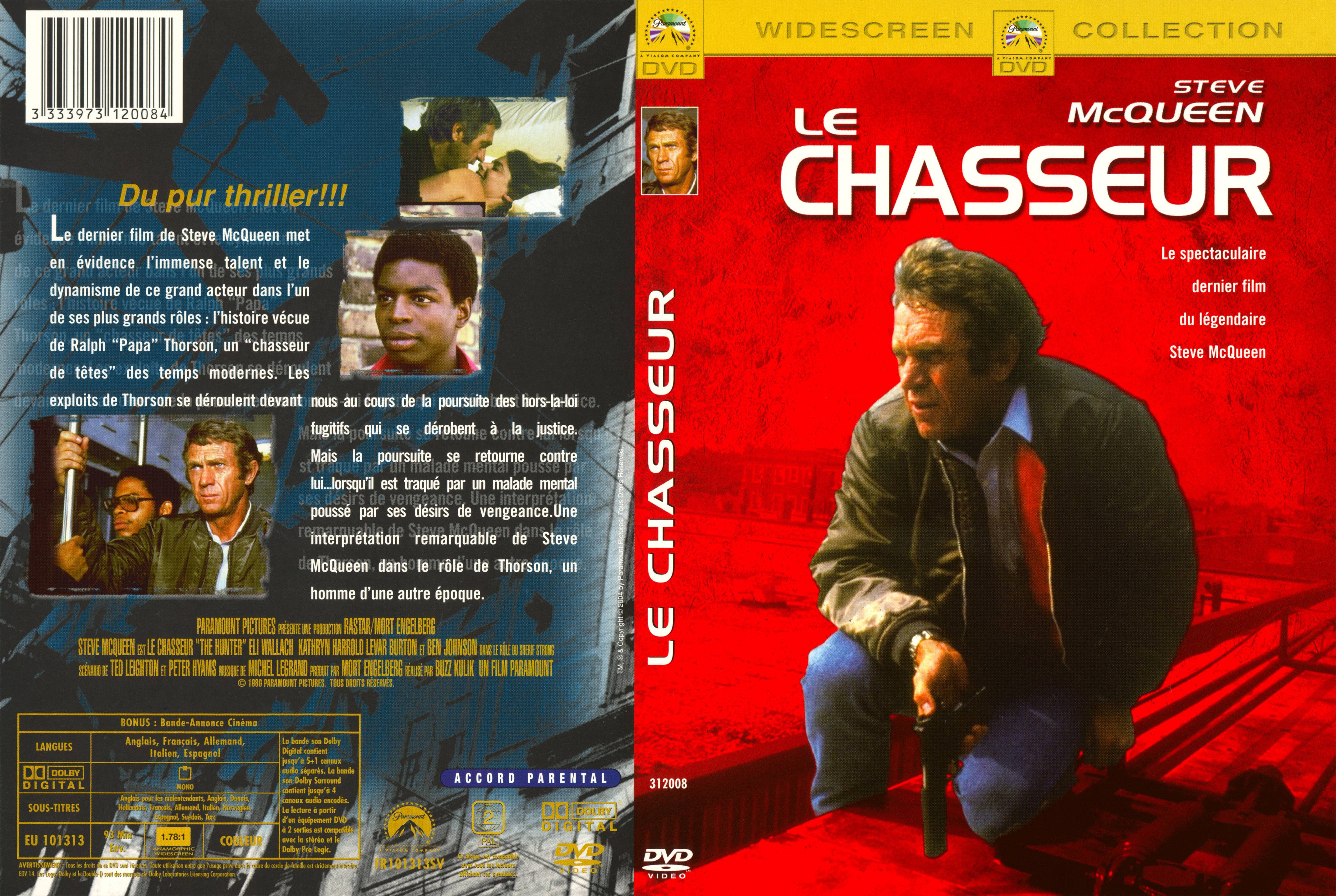 Jaquette DVD Le chasseur
