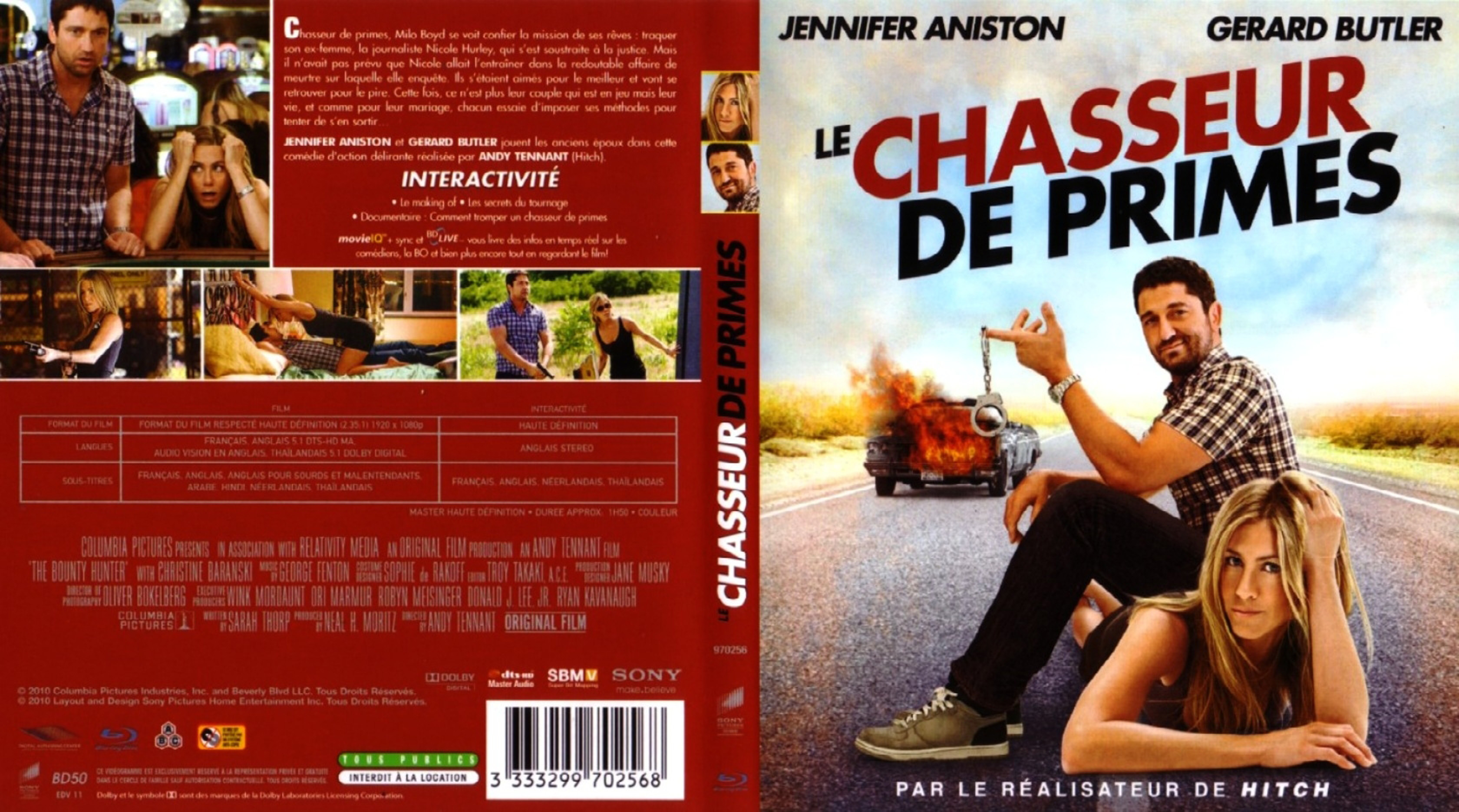 Jaquette DVD Le chasseur de primes (BLU-RAY)