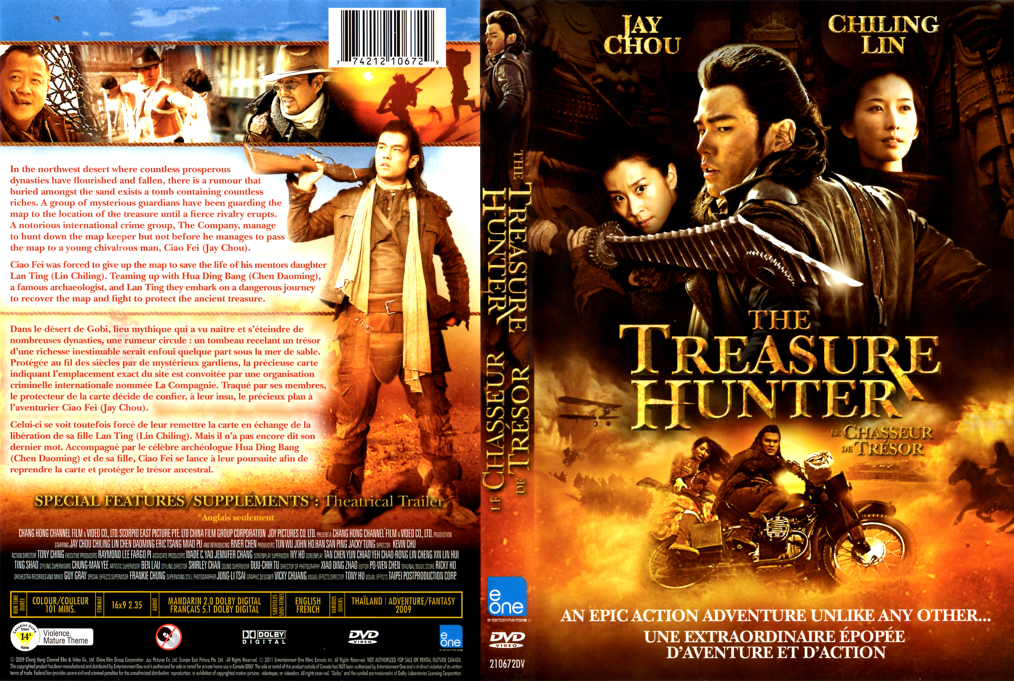 Jaquette DVD Le chasseur de trsor - The tresor hunter (Canadienne)