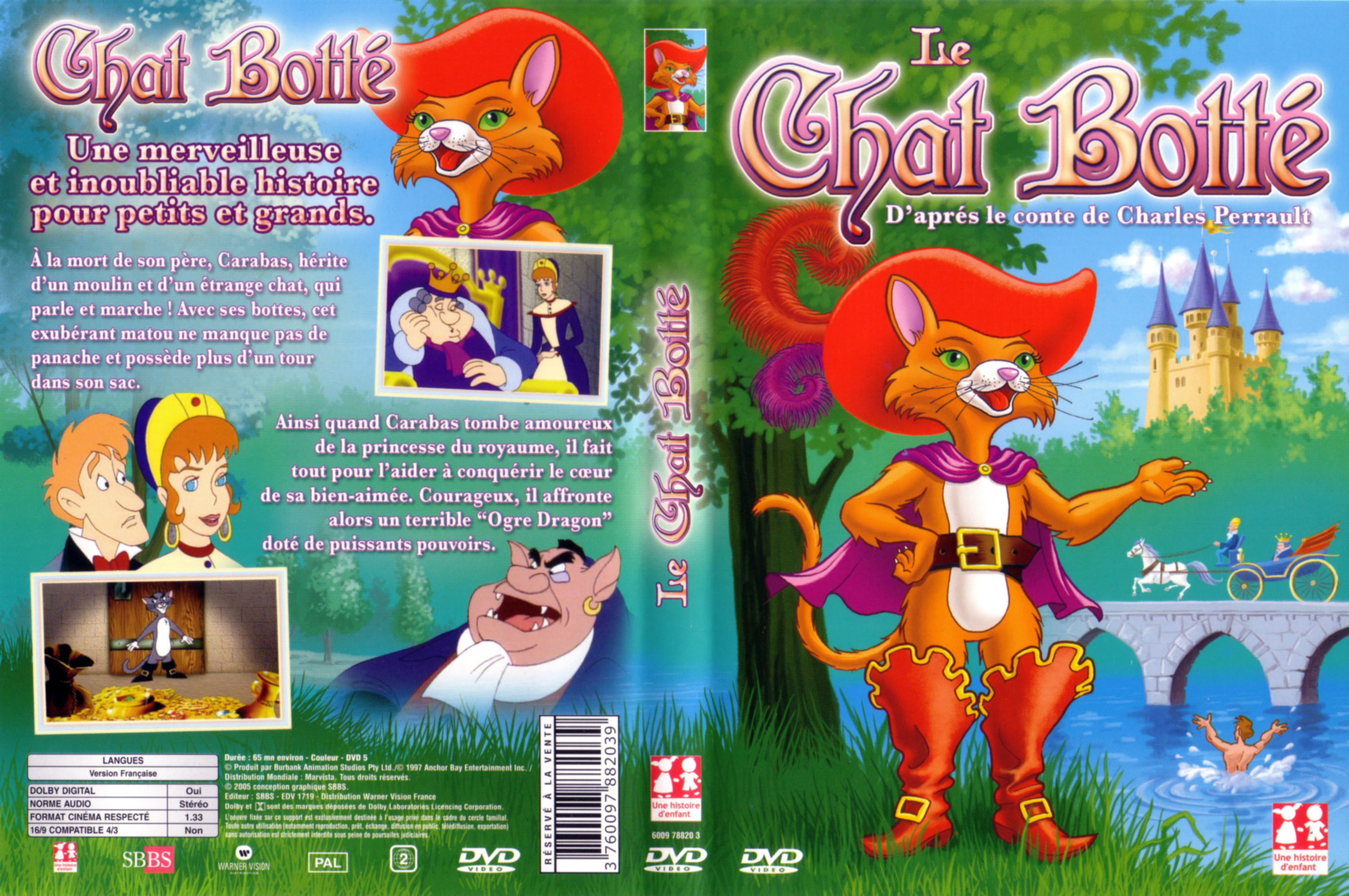 Jaquette DVD Le chat bott (1997)