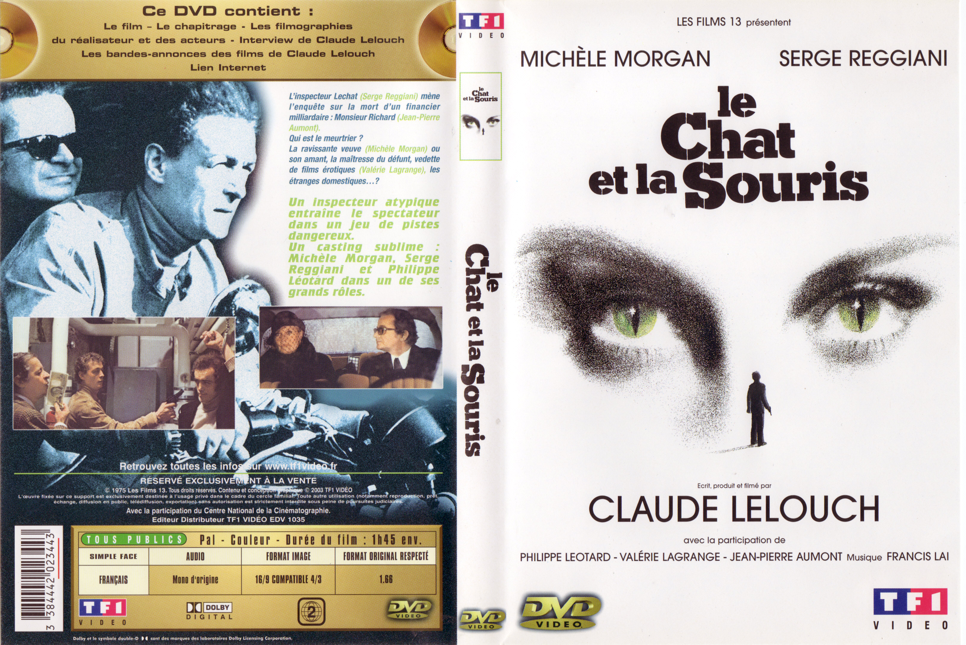 Jaquette DVD Le chat et la souris