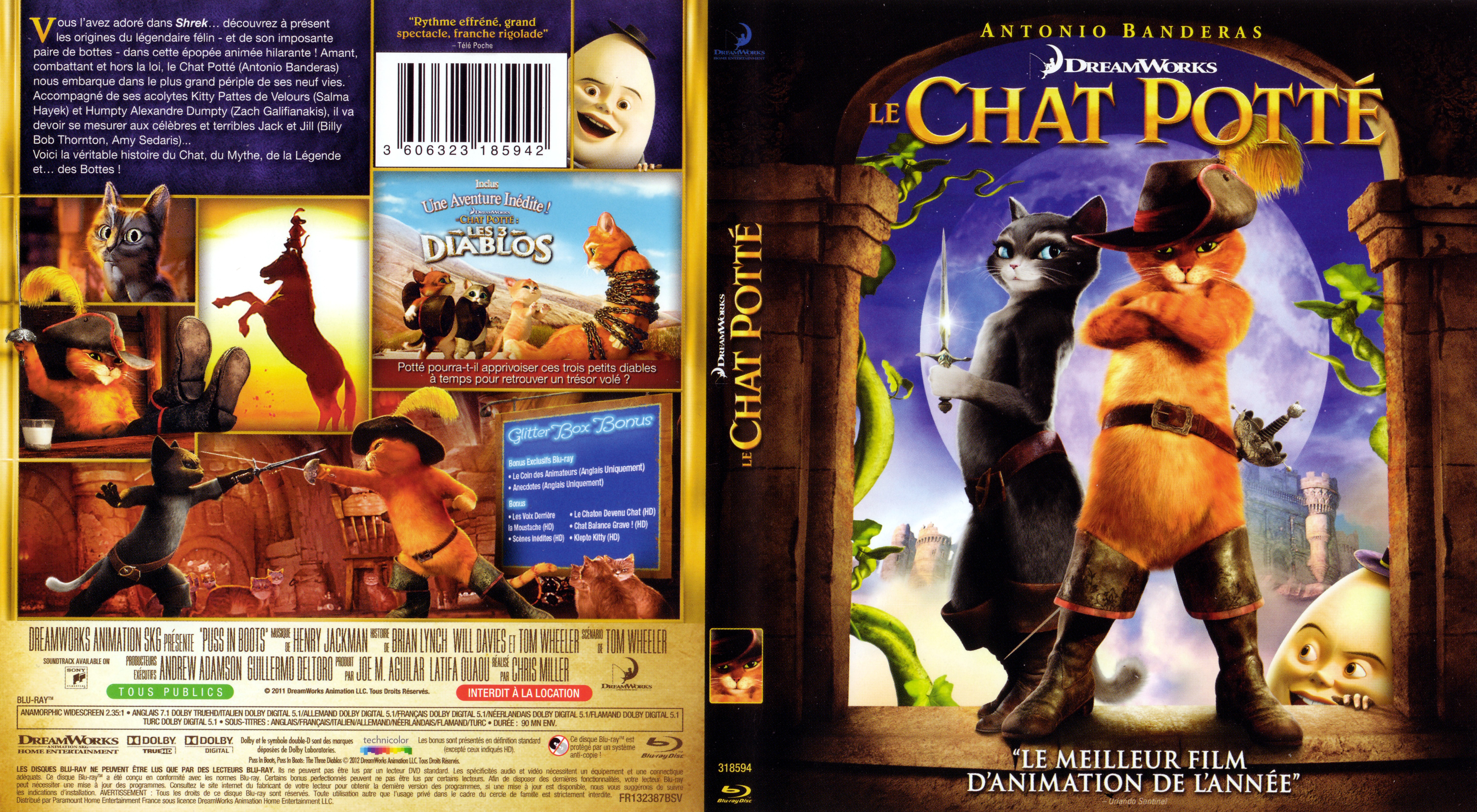 Jaquette DVD Le chat pott (BLU-RAY) v3