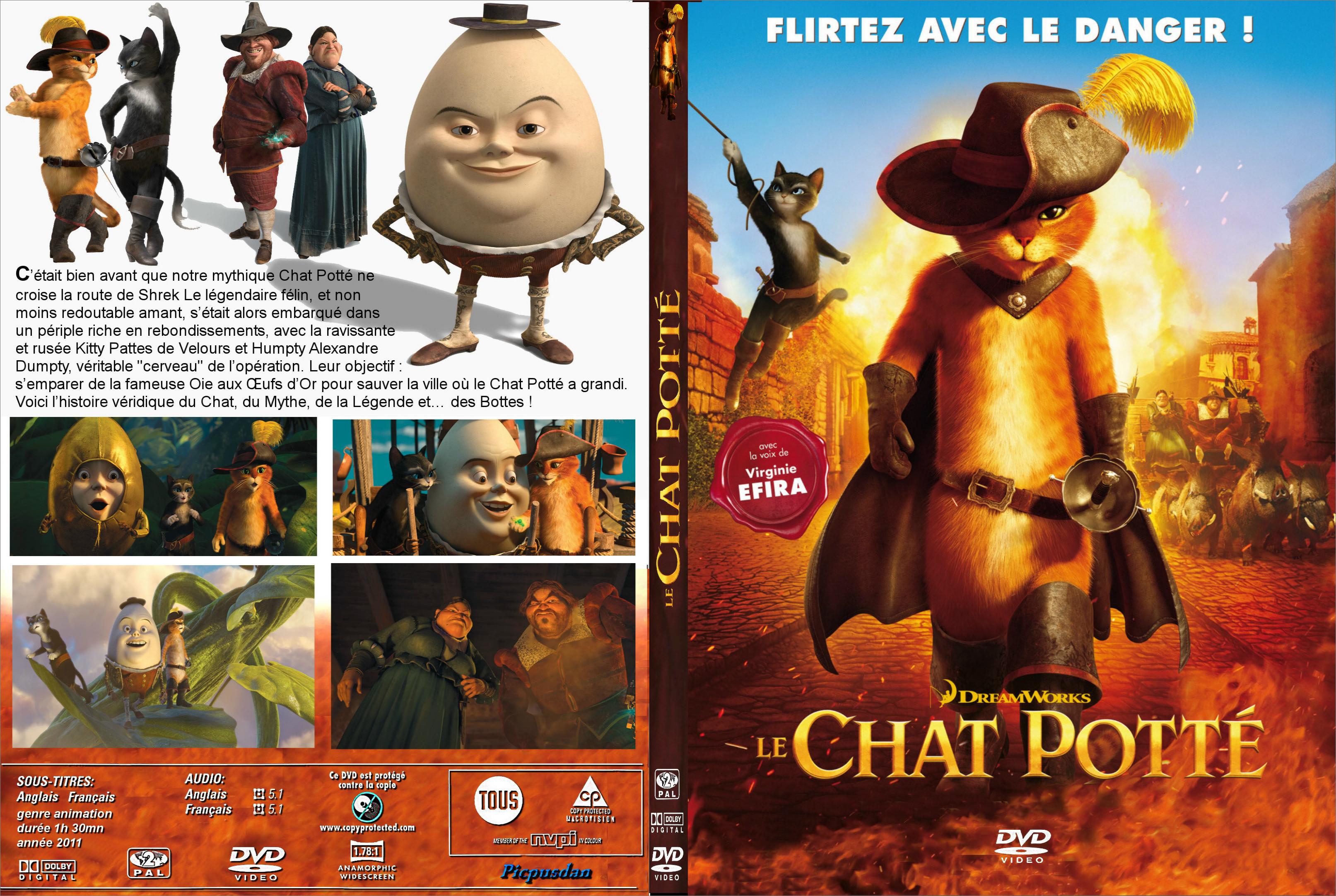 Jaquette DVD Le chat pott custom - SLIM