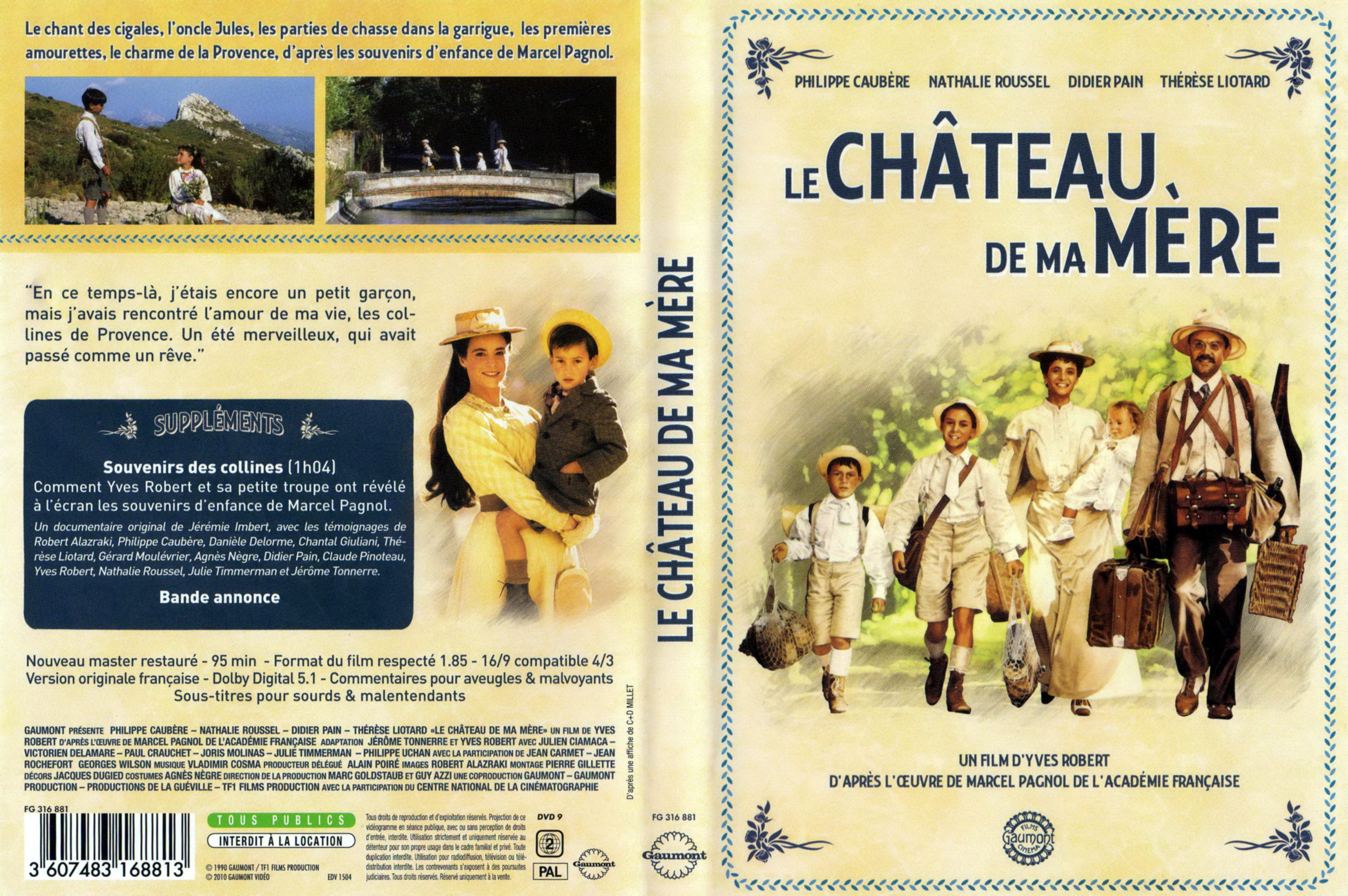 Jaquette DVD Le chateau de ma mre v2