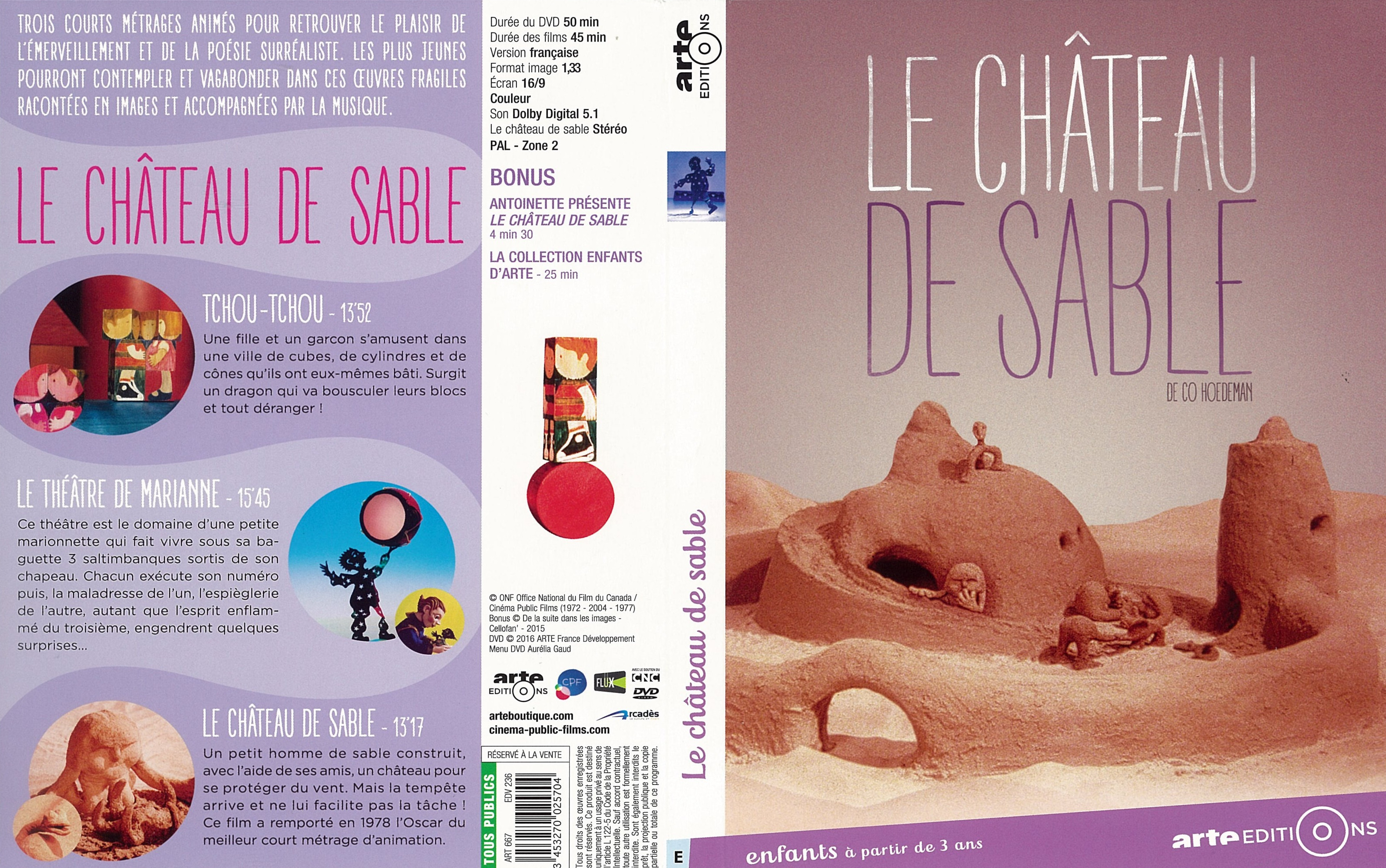 Jaquette DVD Le chteau de sable