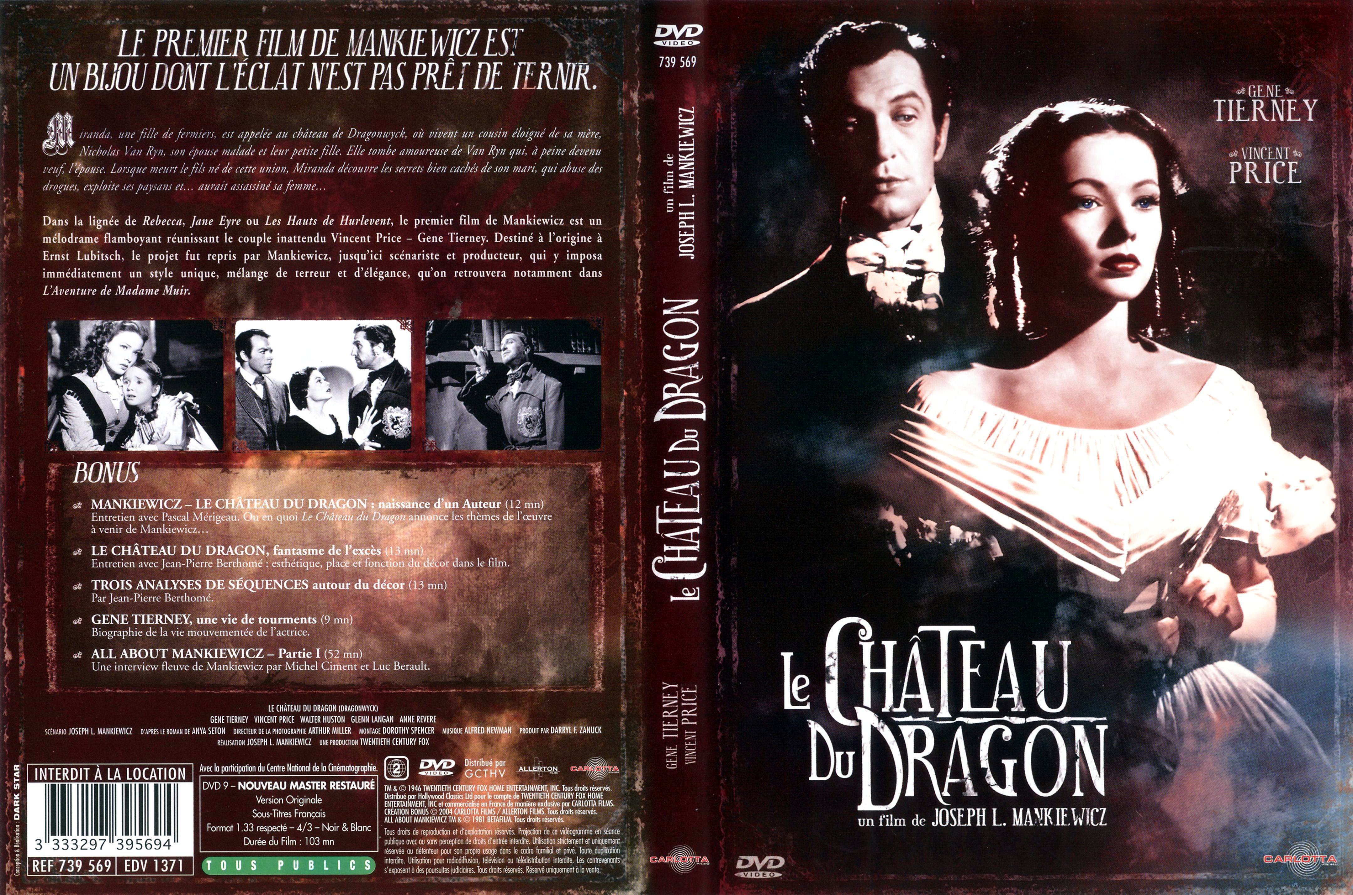 Jaquette DVD Le chateau du dragon