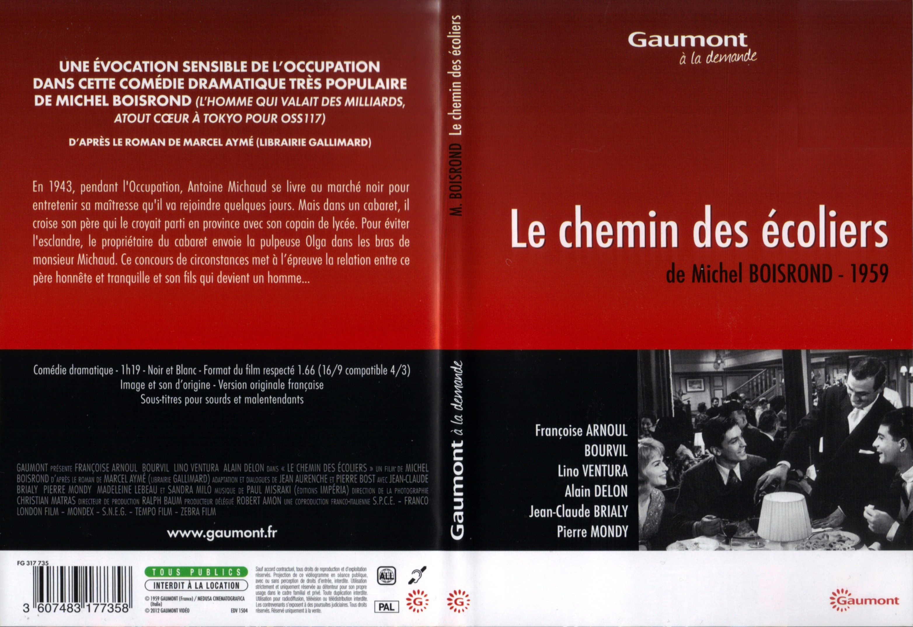 Jaquette DVD Le chemin des coliers v3