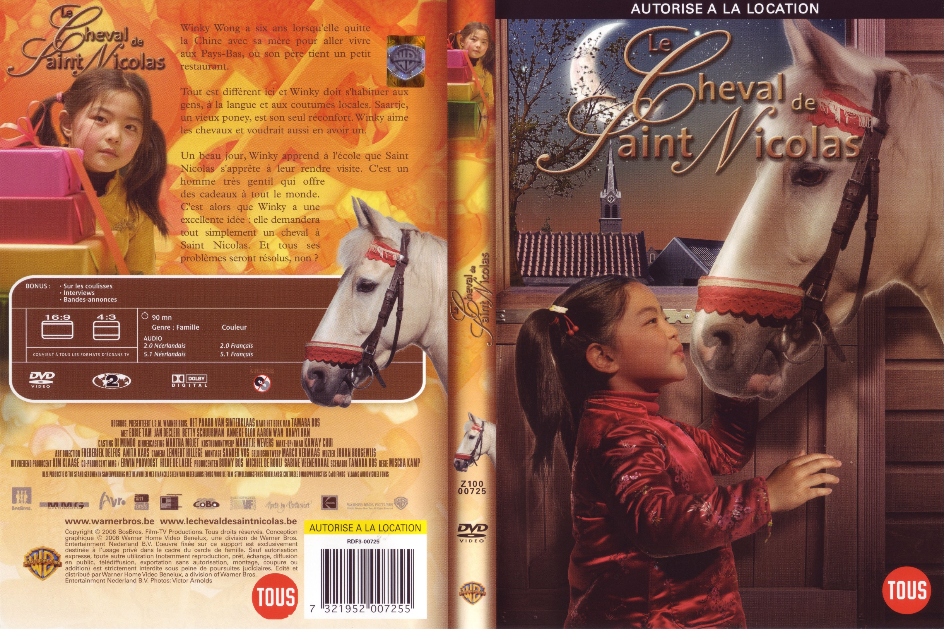 Jaquette DVD Le cheval de Saint Nicolas