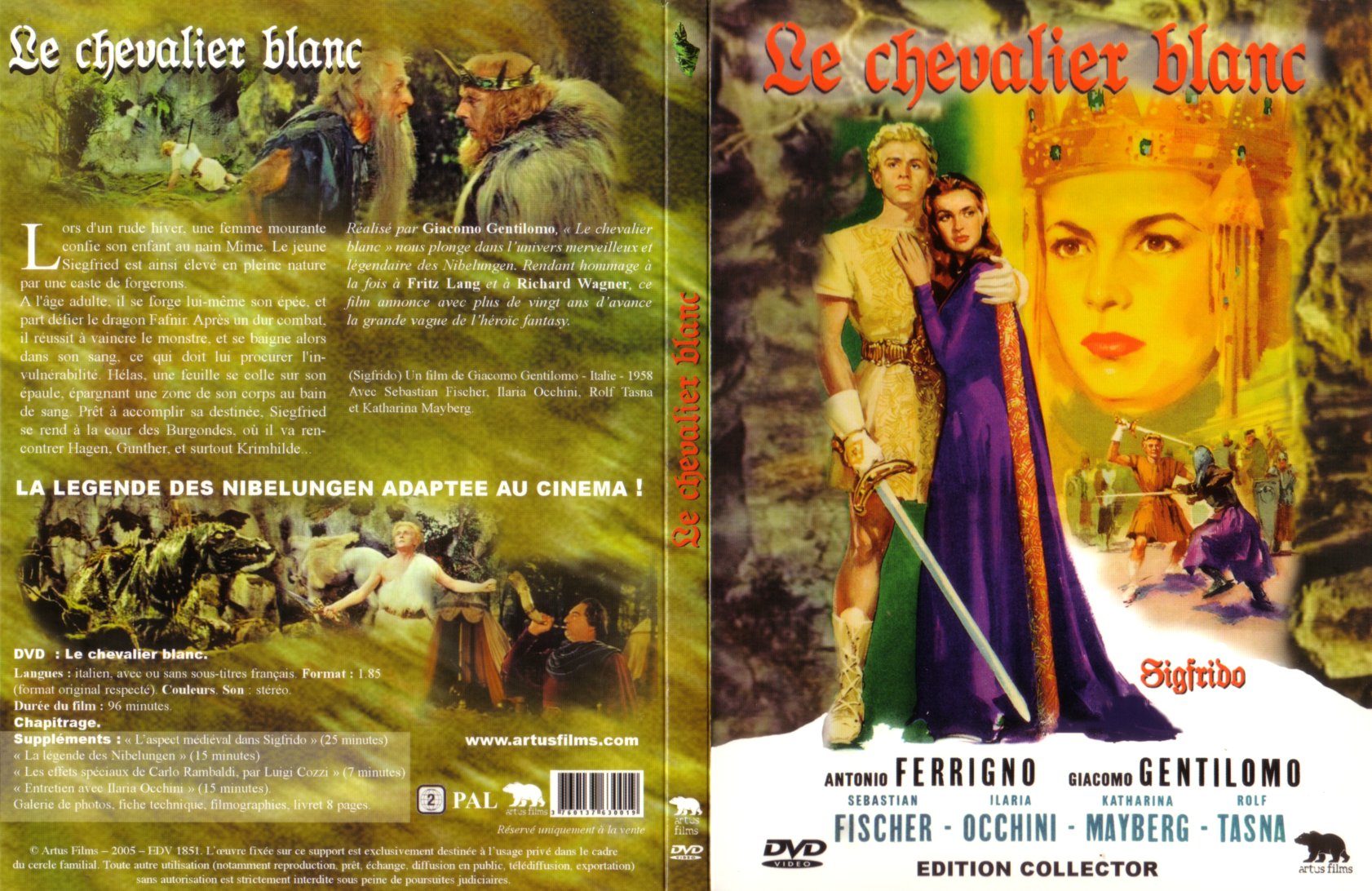 Jaquette DVD Le chevalier blanc