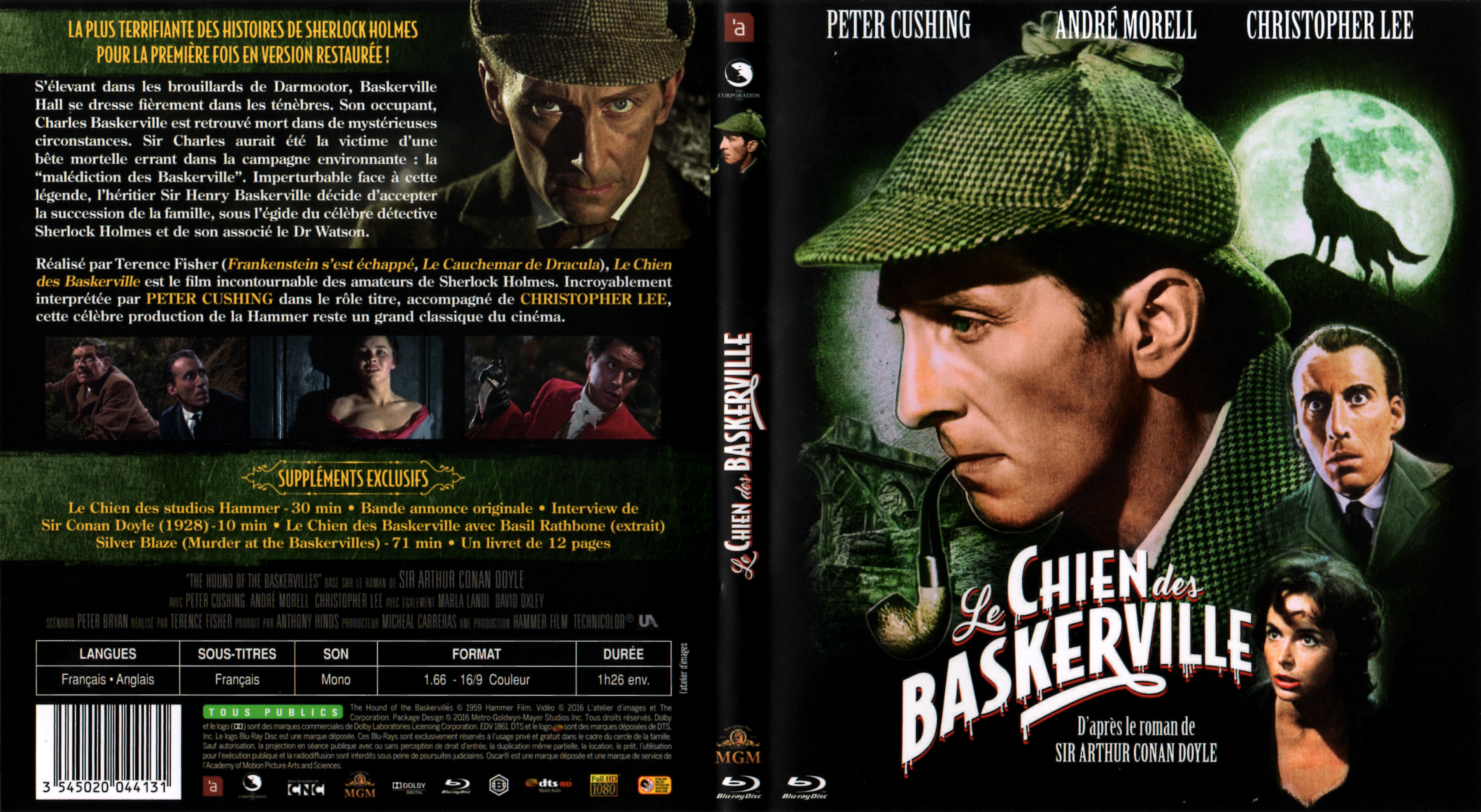 Jaquette DVD Le chien des Baskerville (BLU-RAY)