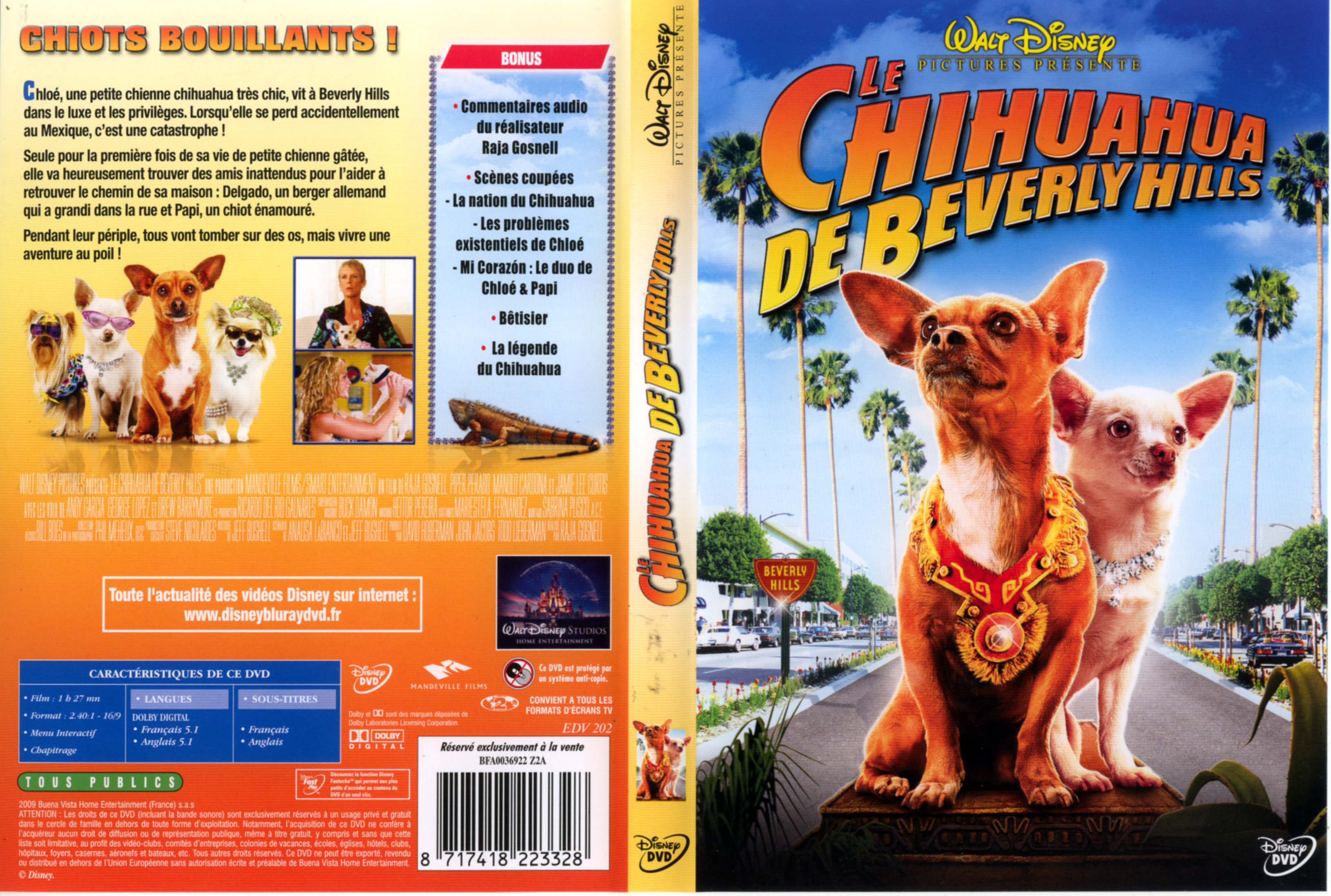 Jaquette DVD Le chihuahua de Beverly Hills