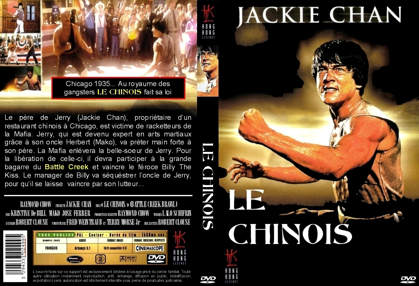 Jaquette DVD Le chinois custom