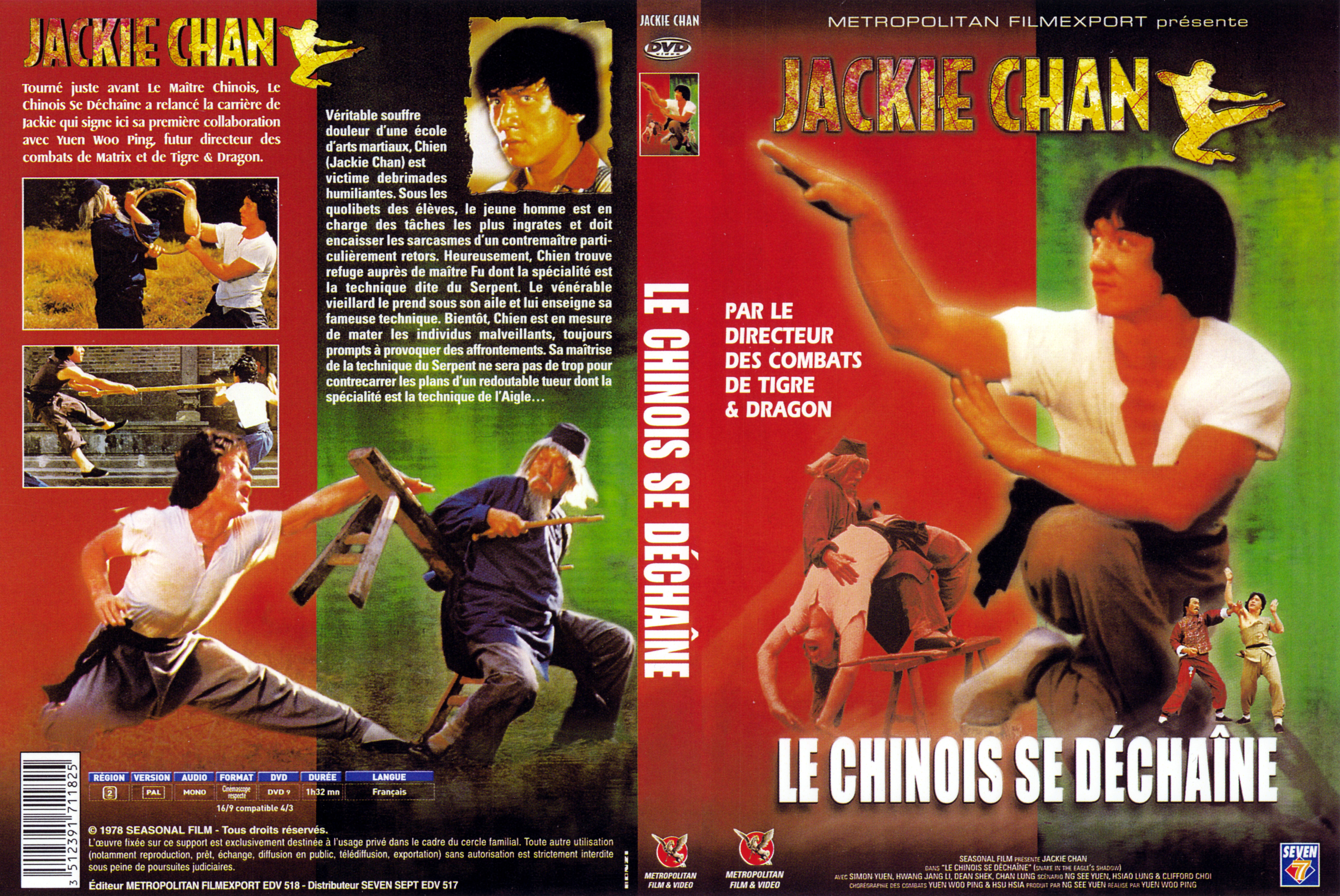 Jaquette DVD Le chinois se dchaine v2