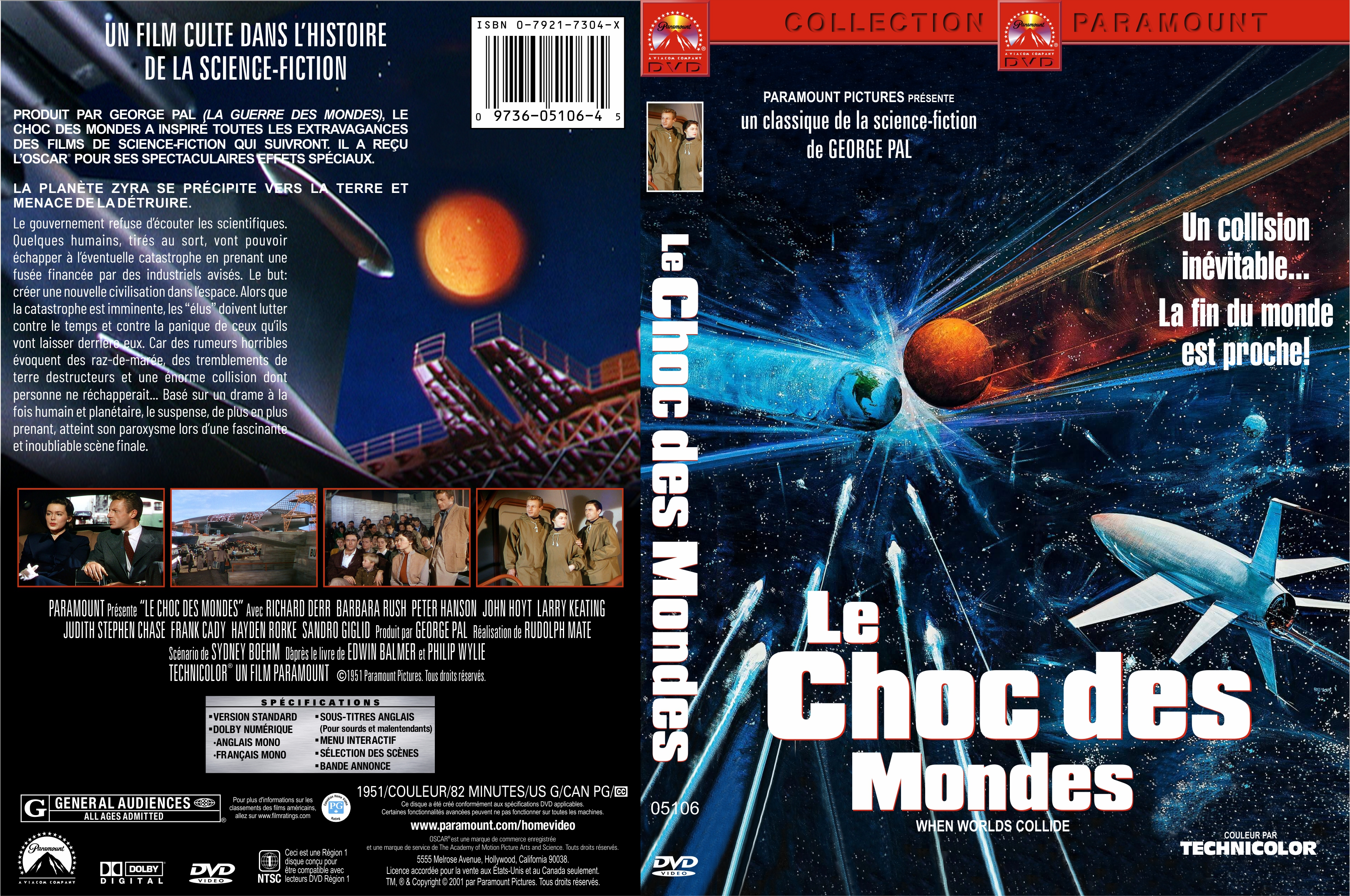 Jaquette DVD Le choc des mondes custom