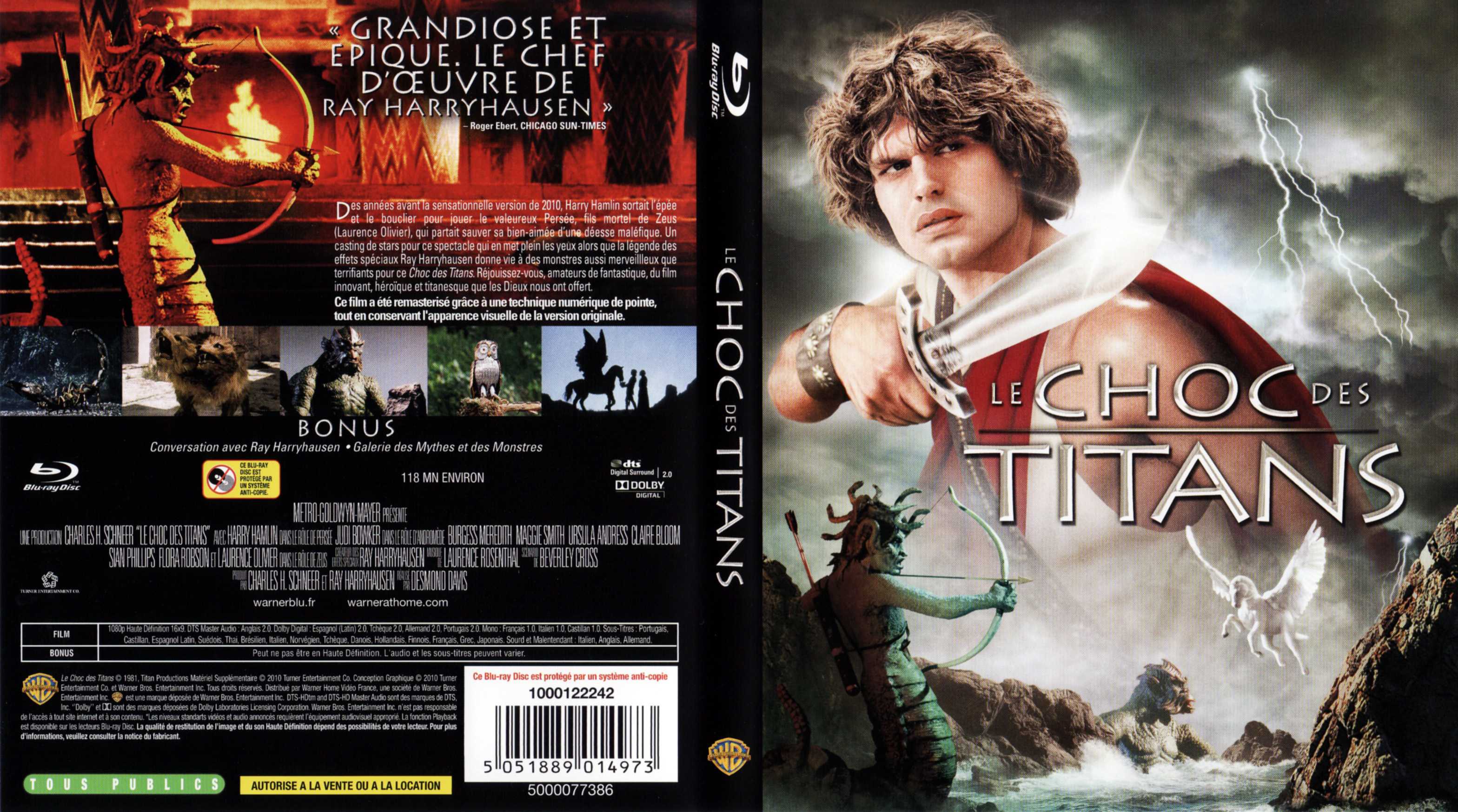 Jaquette DVD Le choc des titans (BLU-RAY)