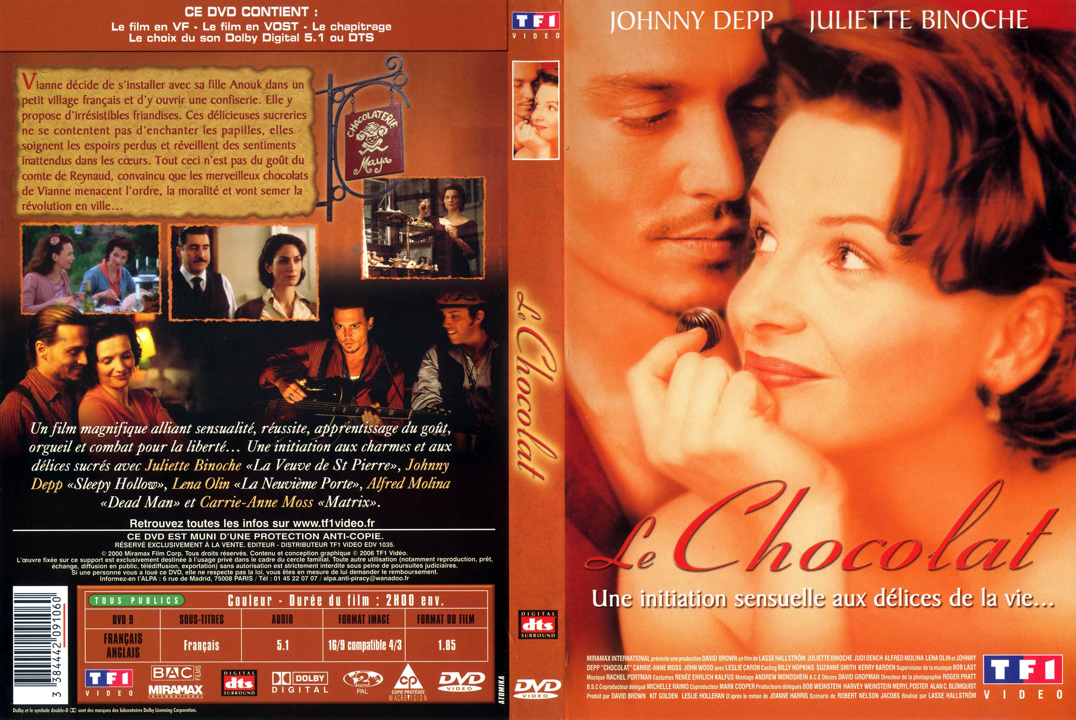 Jaquette DVD Le chocolat