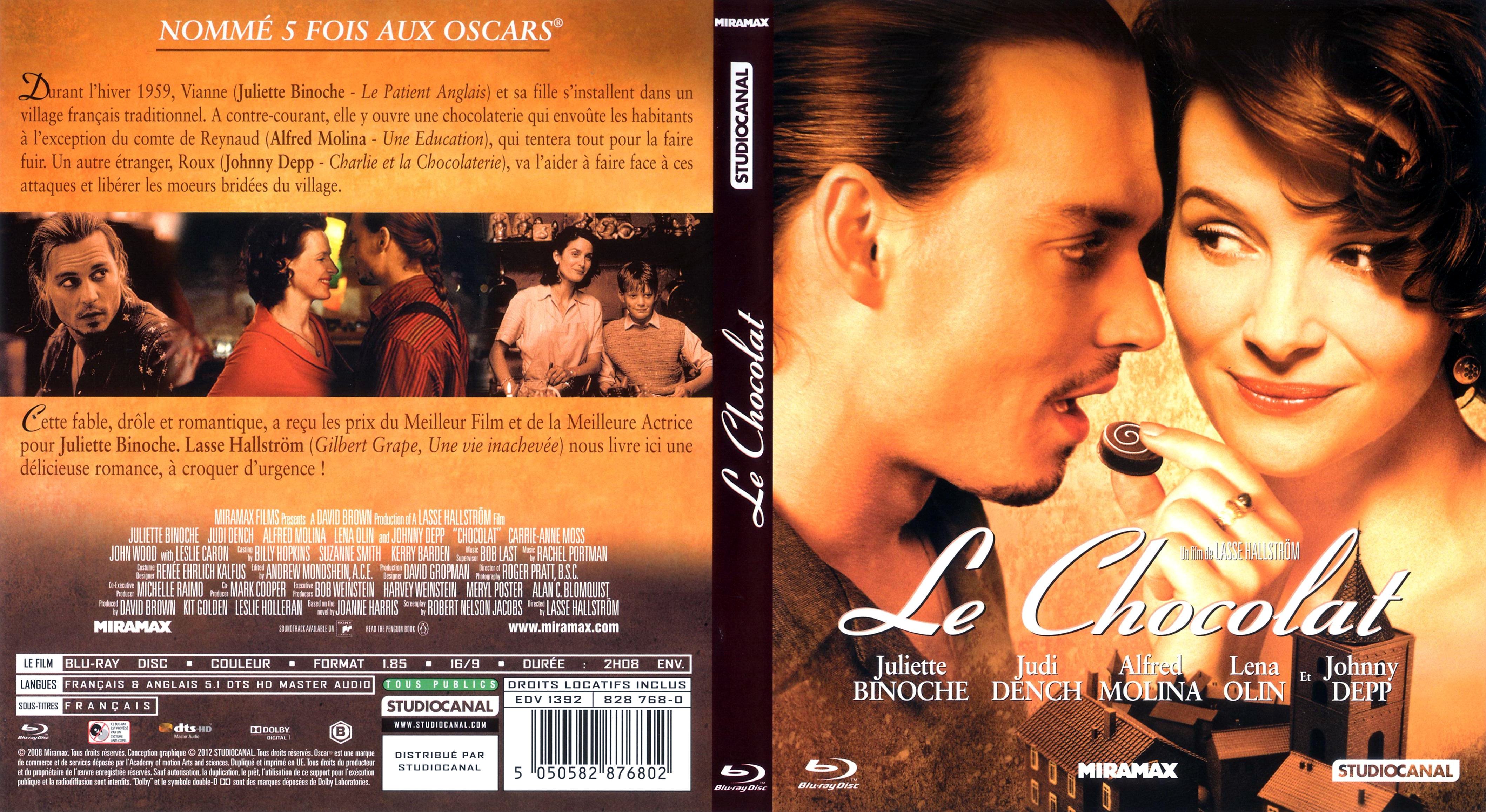 Jaquette DVD Le chocolat (BLU-RAY)