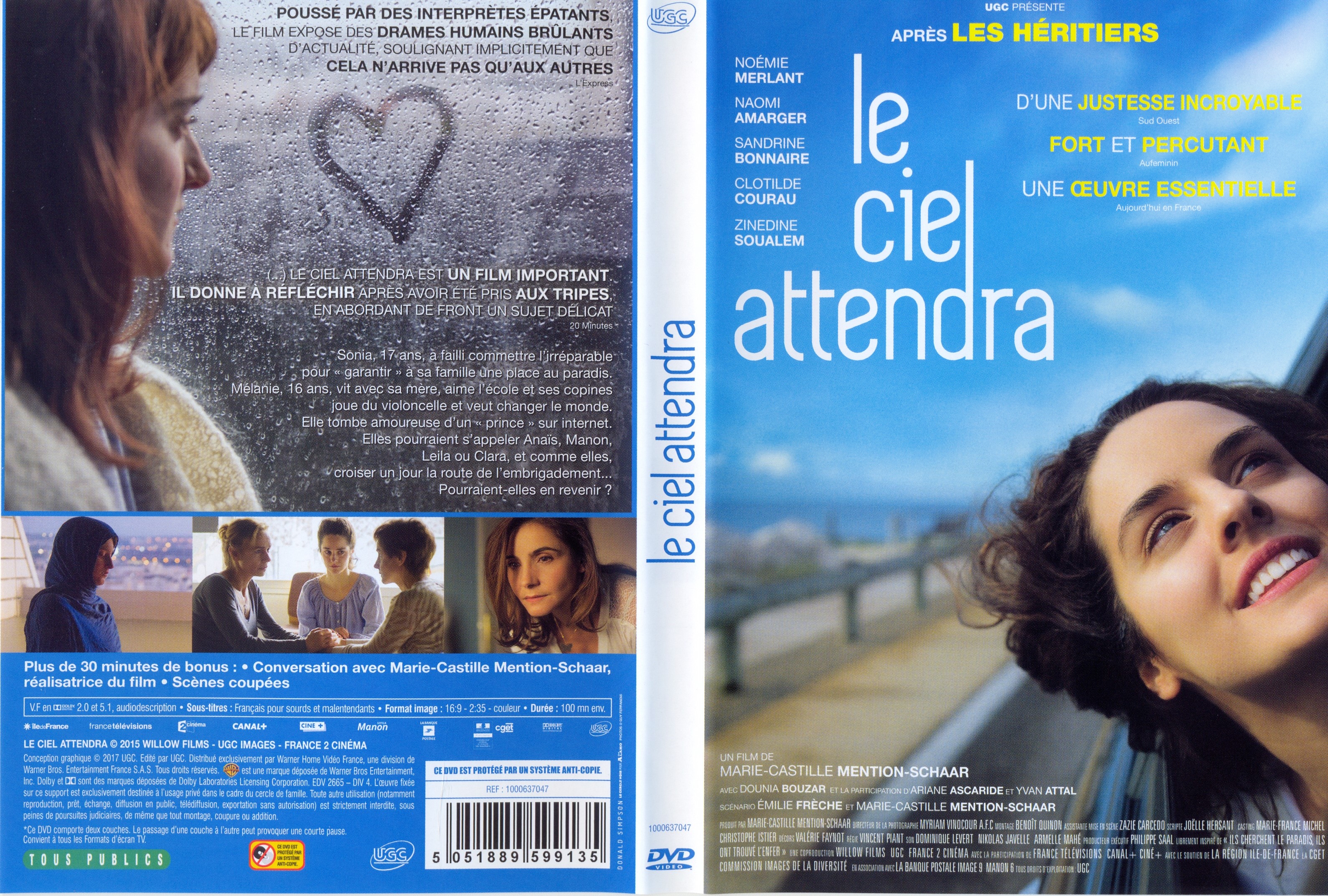 Jaquette DVD Le ciel attendra