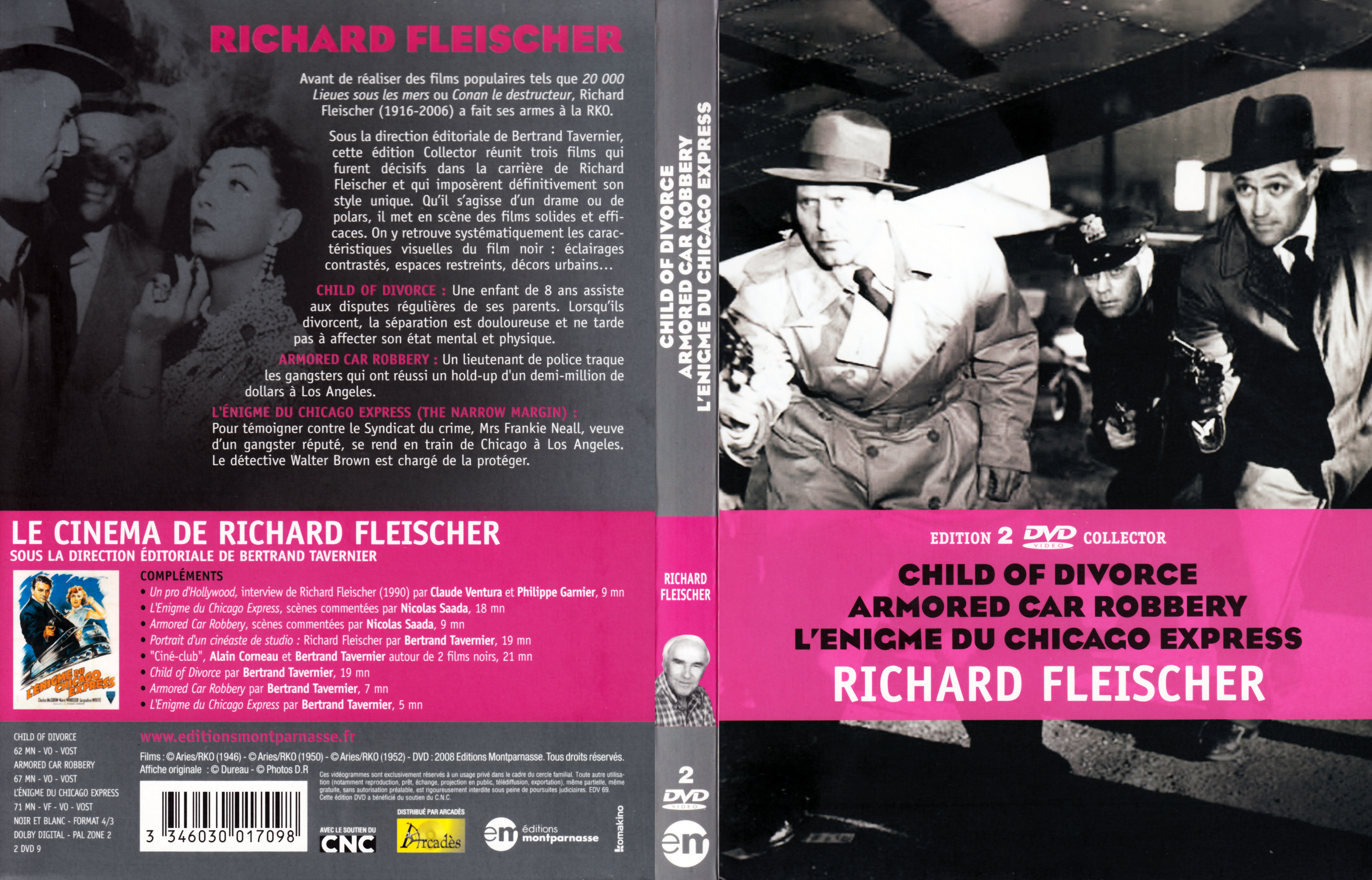 Jaquette DVD Le cinma de Richard Fleischer