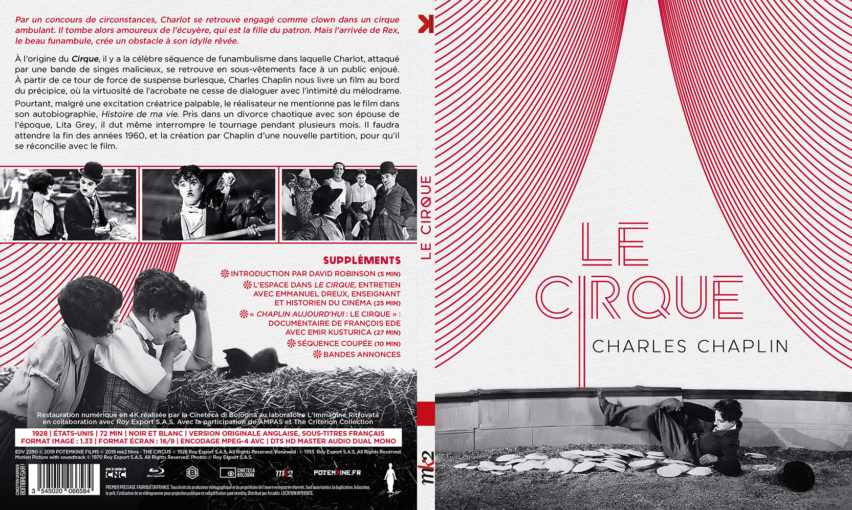 Jaquette DVD Le cirque (BLU-RAY) v2