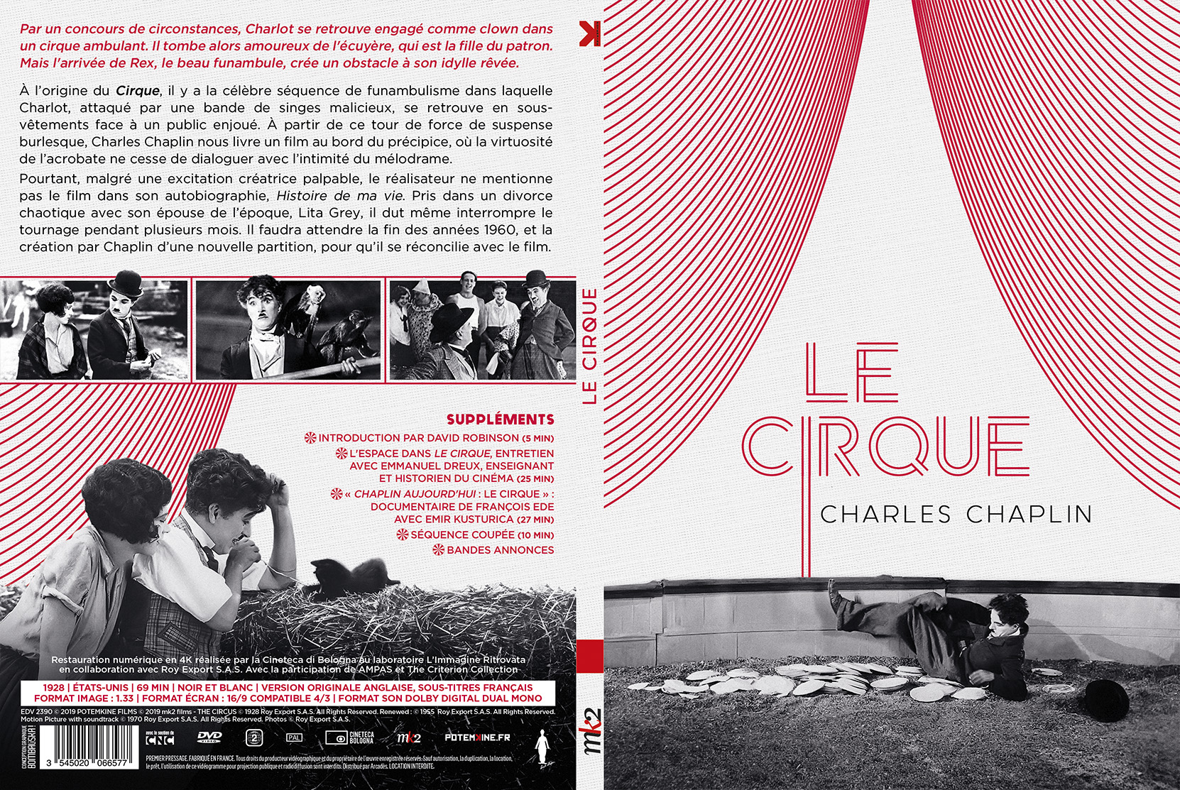 Jaquette DVD Le cirque v2