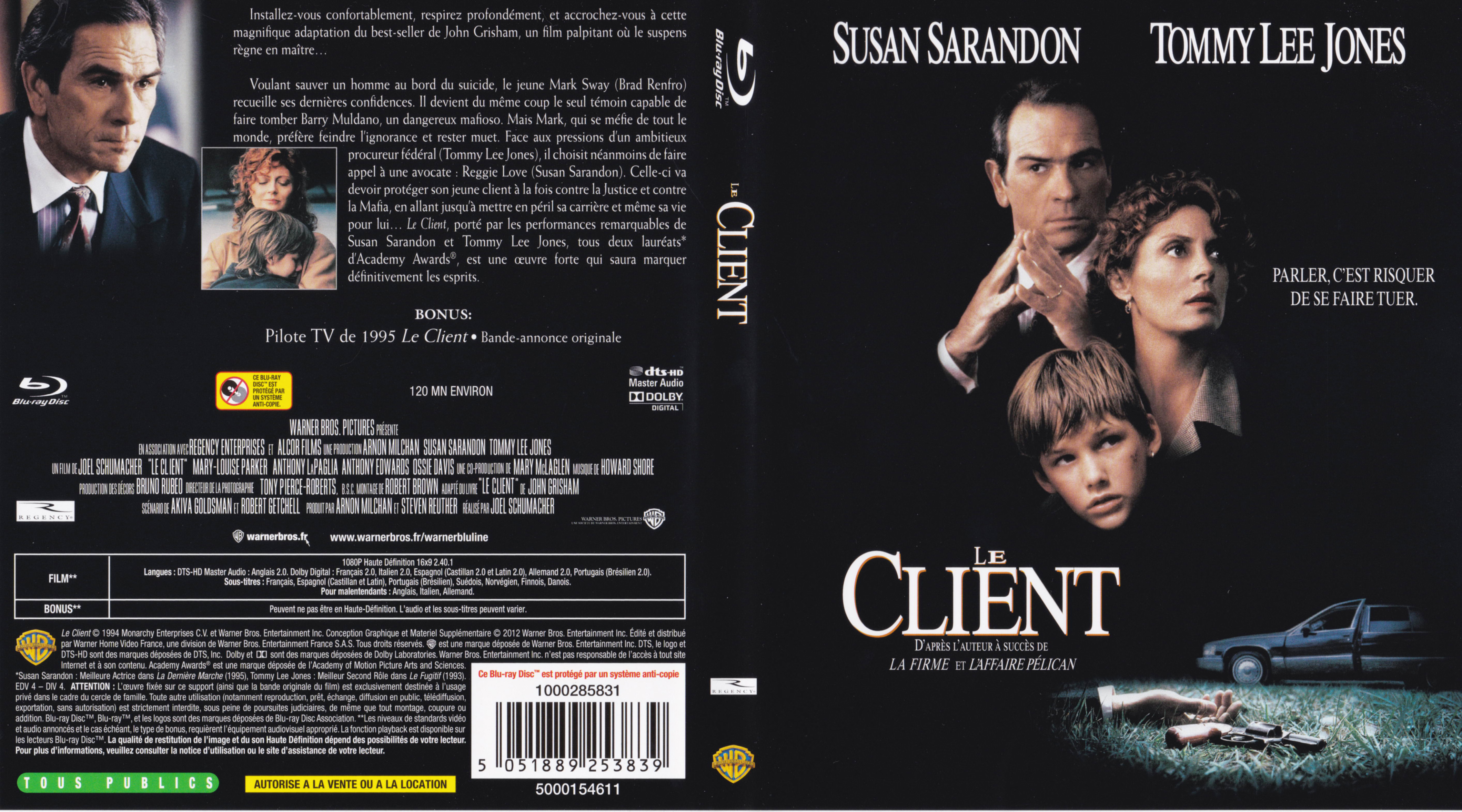 Jaquette DVD Le client (BLU-RAY)