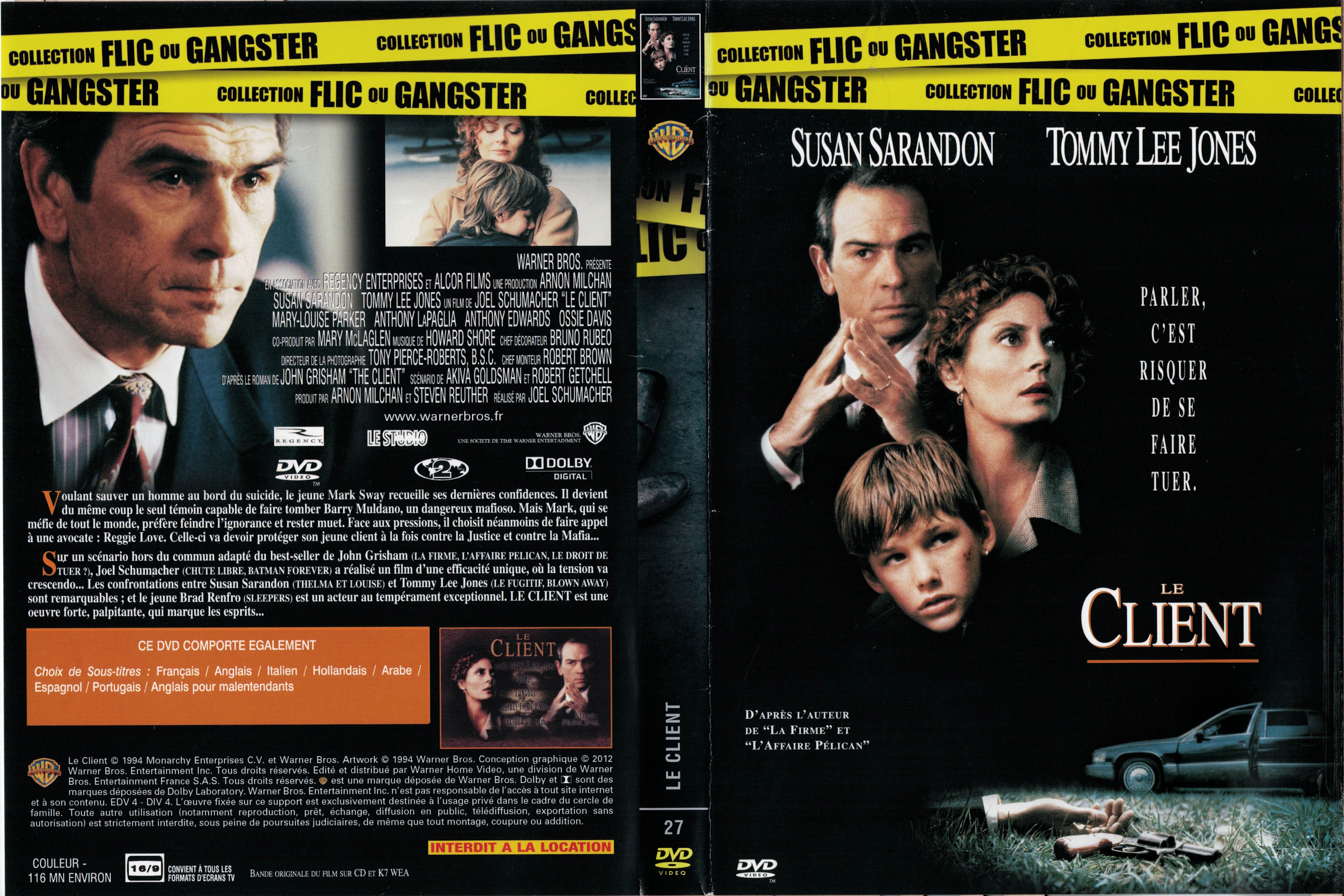 Jaquette DVD Le client v3