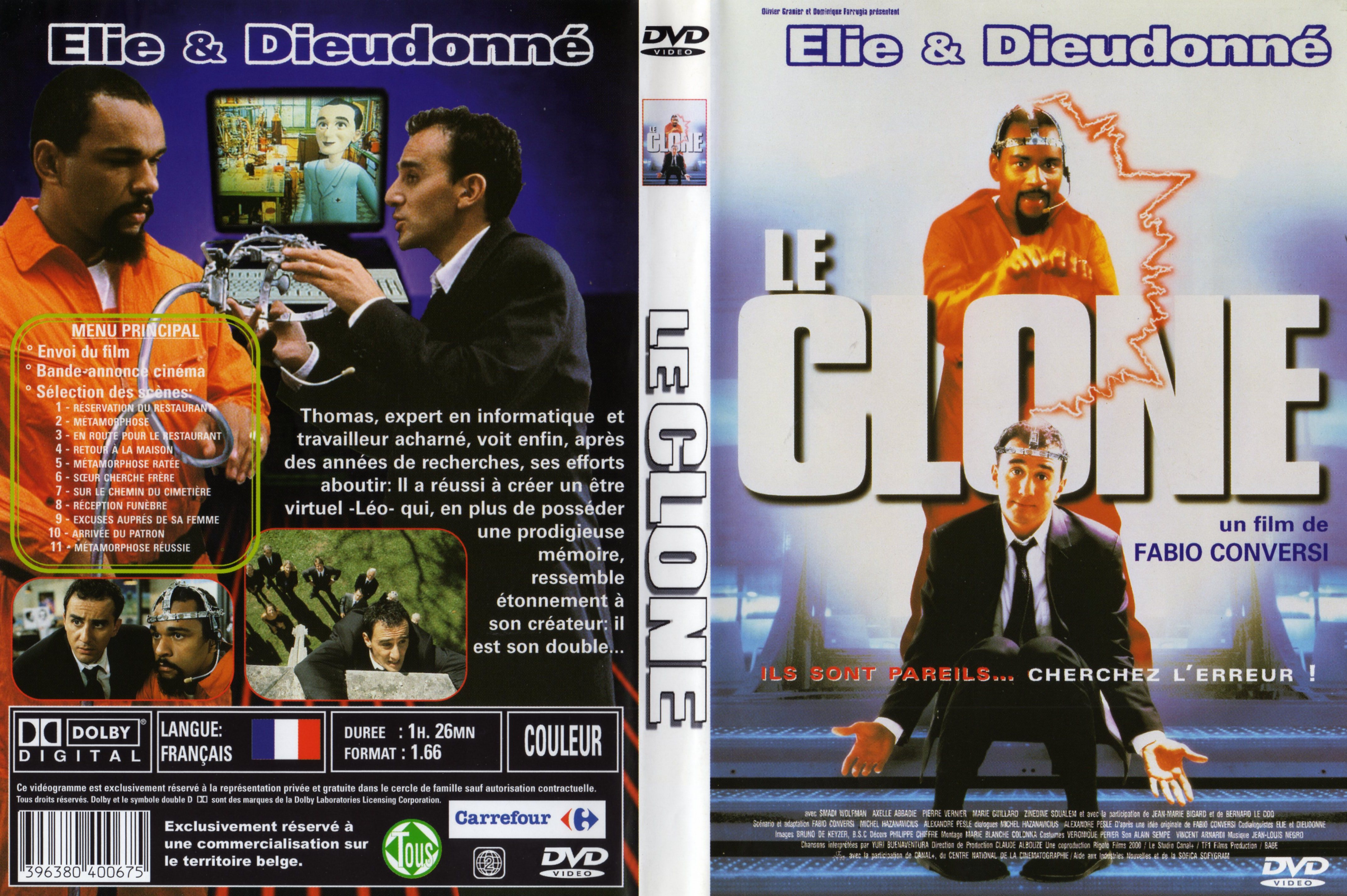 Jaquette DVD Le clone