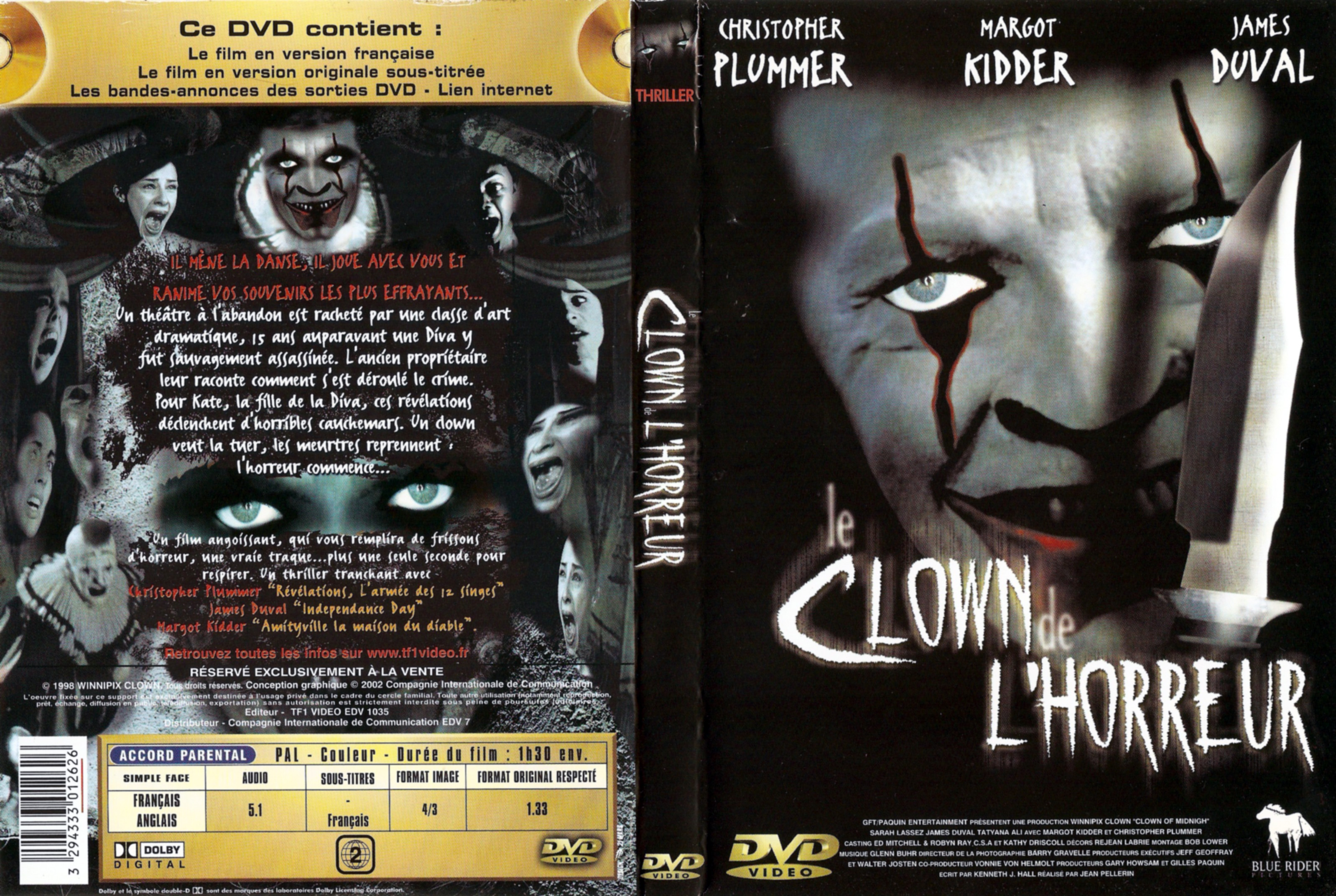Jaquette DVD Le clown de l